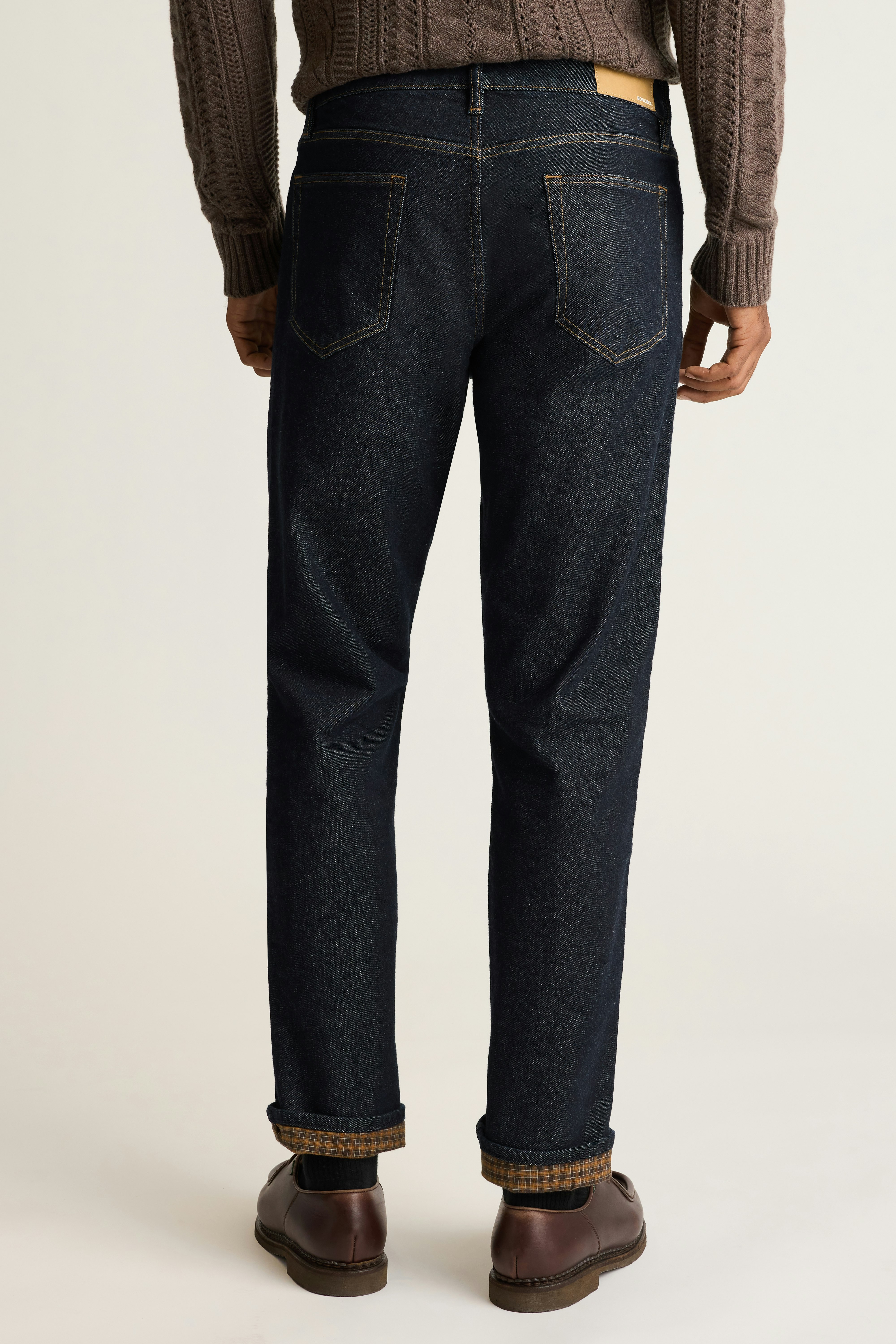 Fireside Flannel Lined Jean dark blue rinse