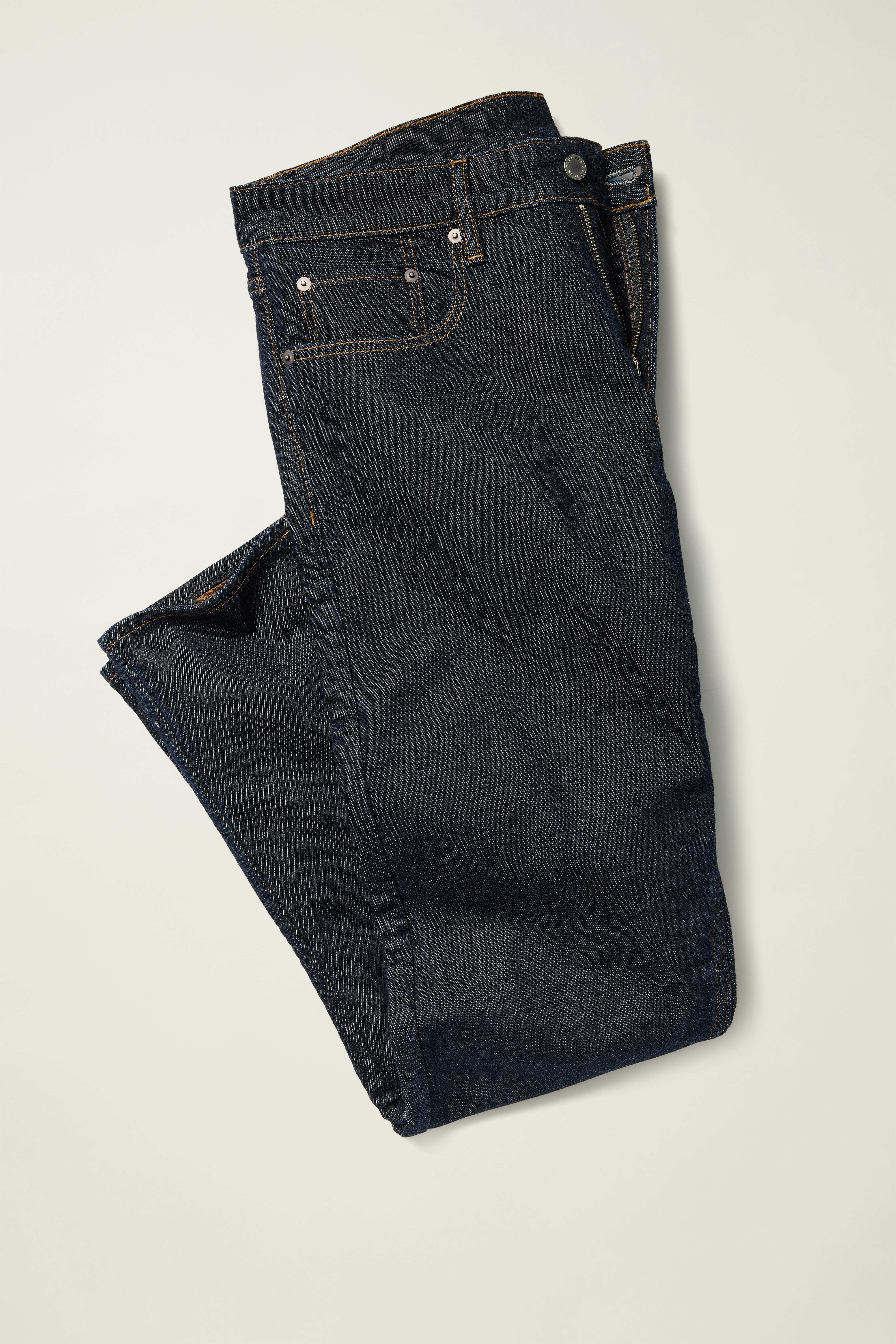 Fireside Flannel Lined Jean dark blue rinse