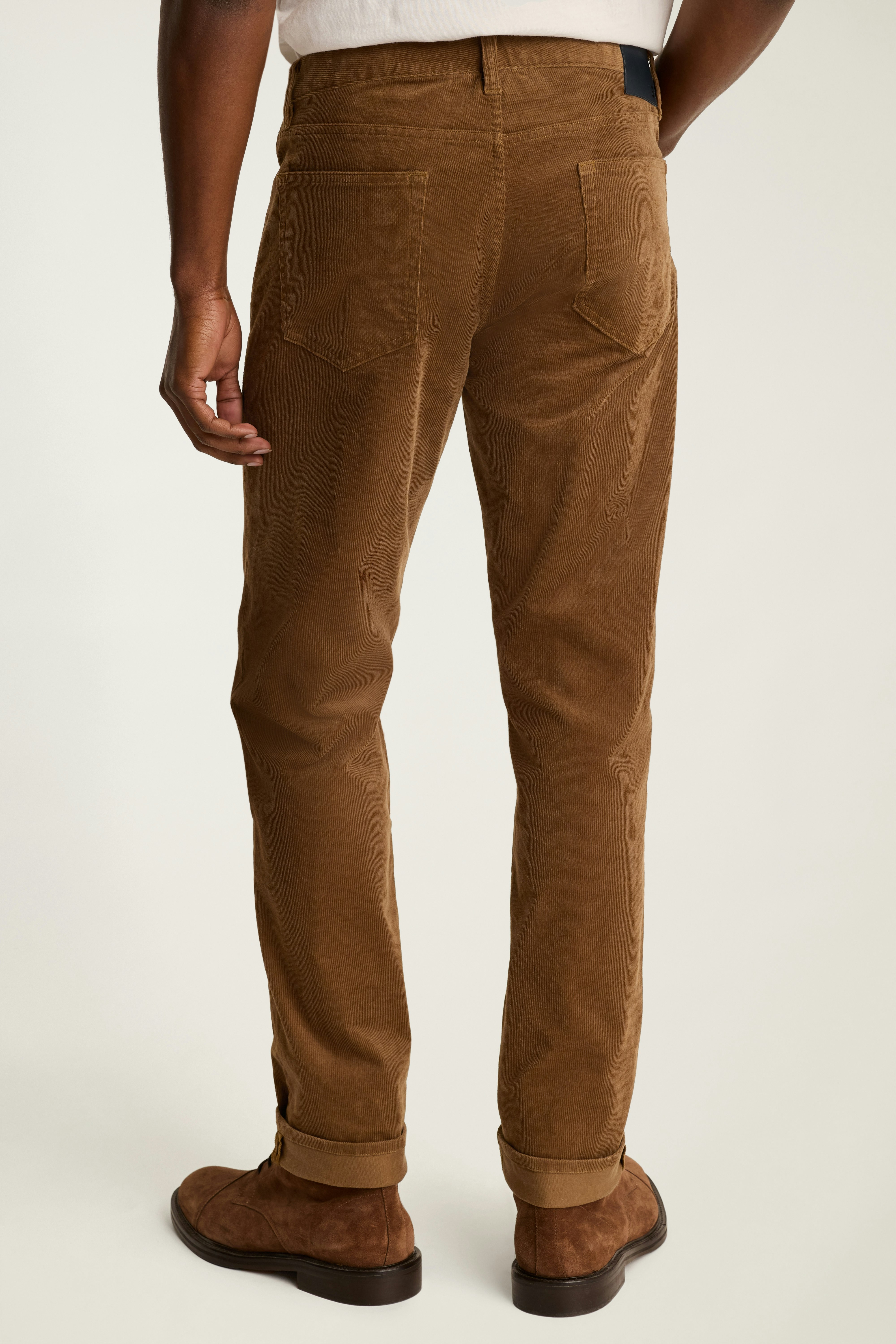 Corduroy 5-Pocket Pants dachshund brown