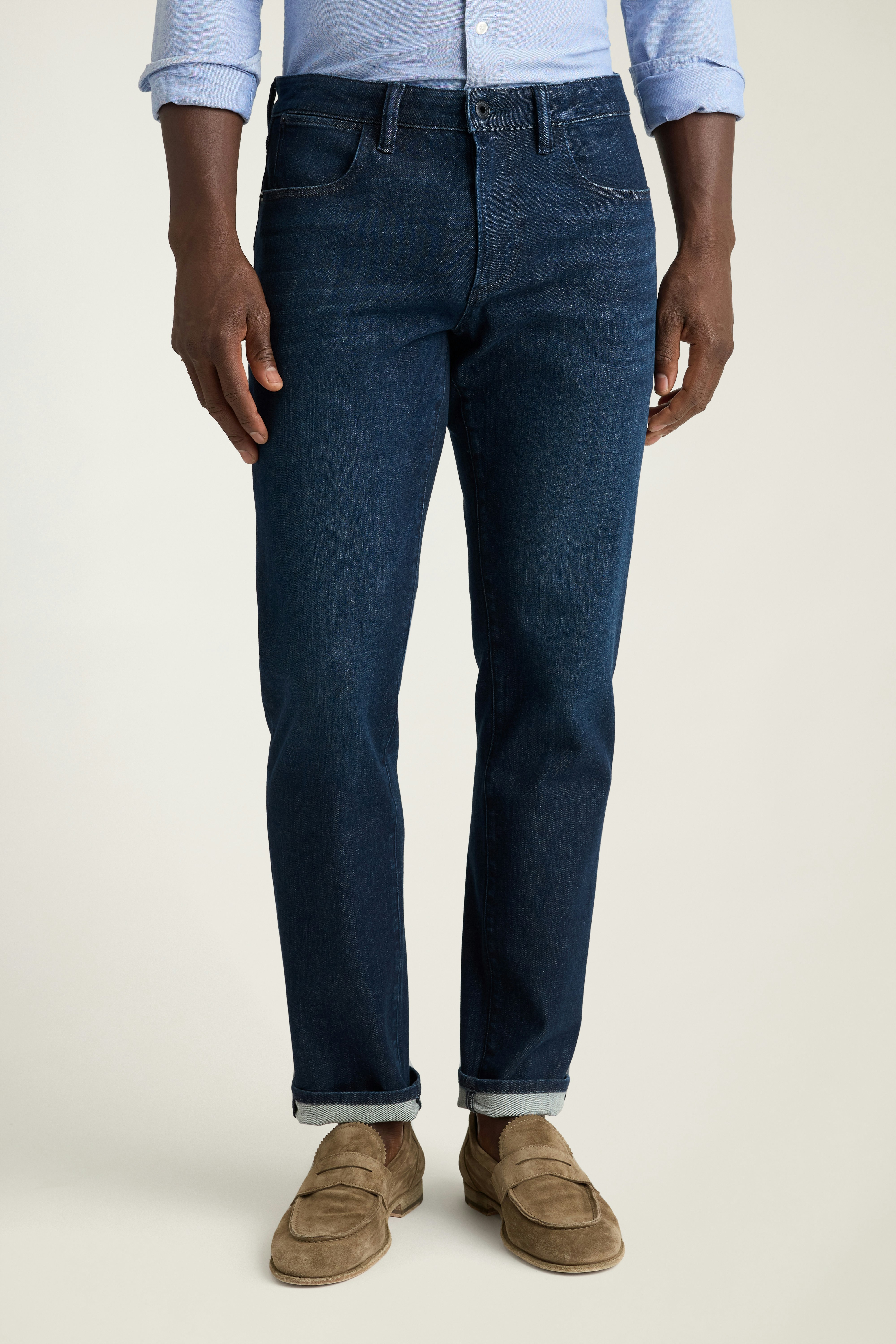 Premium 4-Way Stretch Jeans dark wash