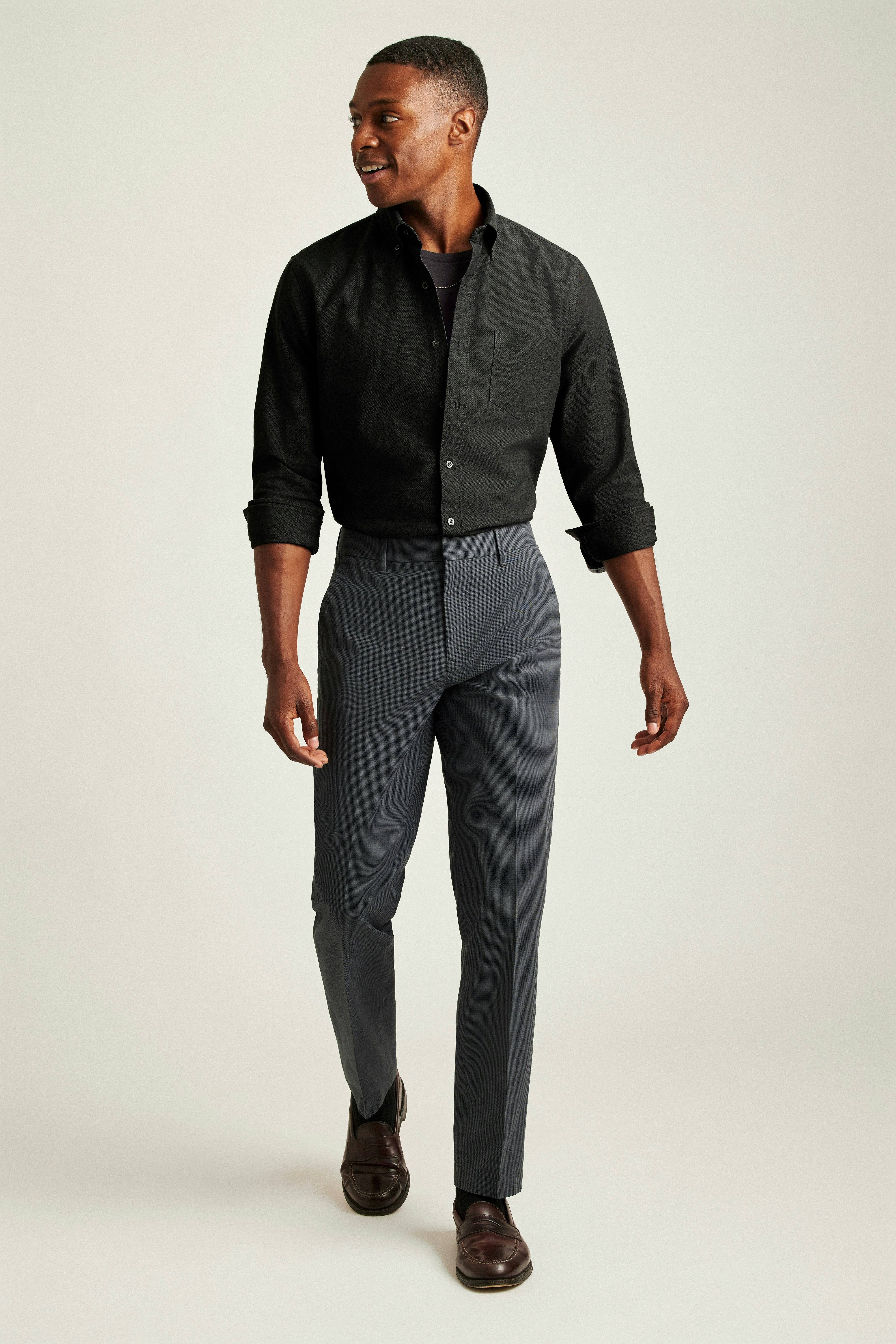 Weekday Warrior Dress Pants thursday navy houndstooth