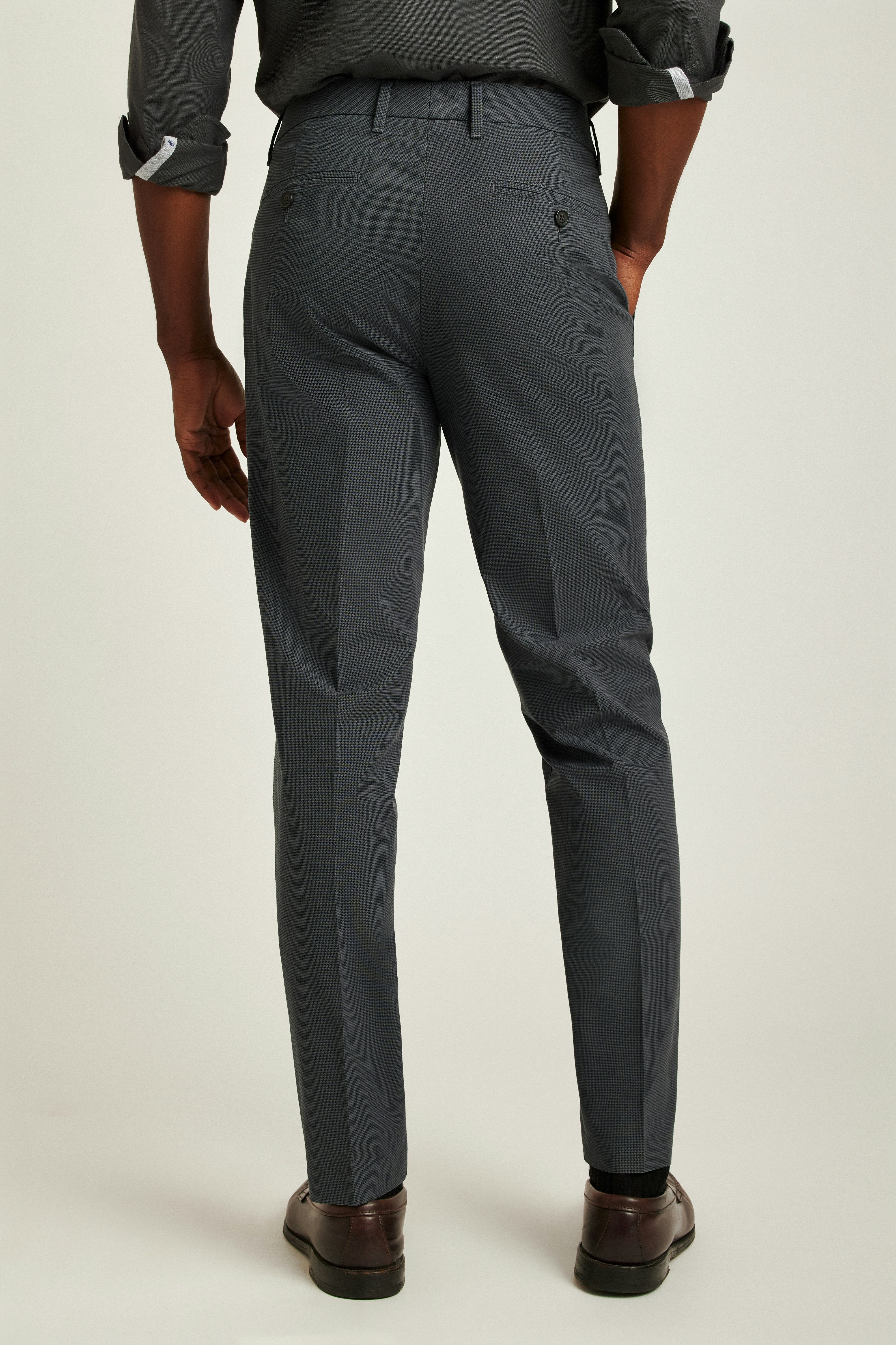 Weekday Warrior Dress Pants thursday navy houndstooth