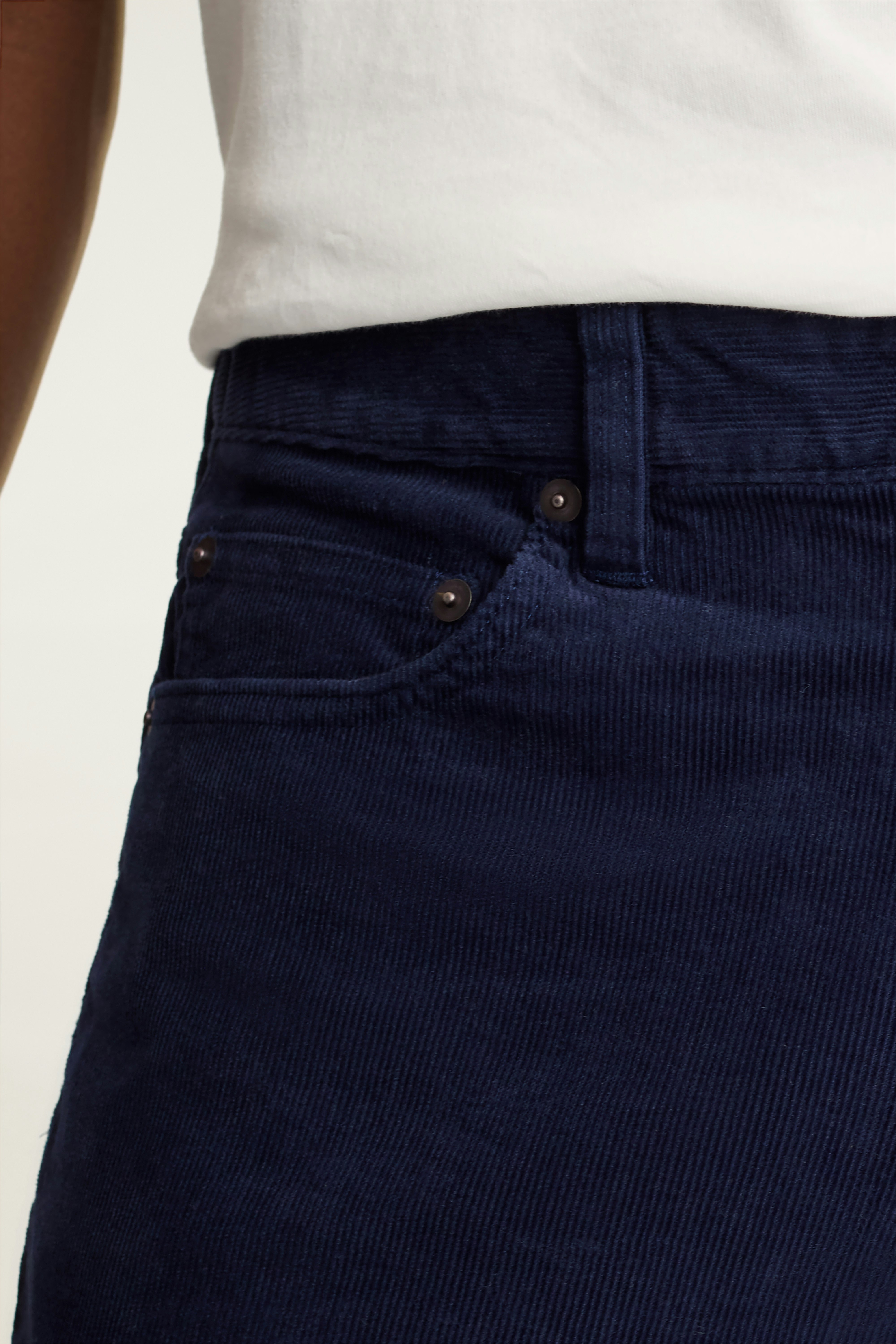 Corduroy 5-Pocket Pants maritime blue