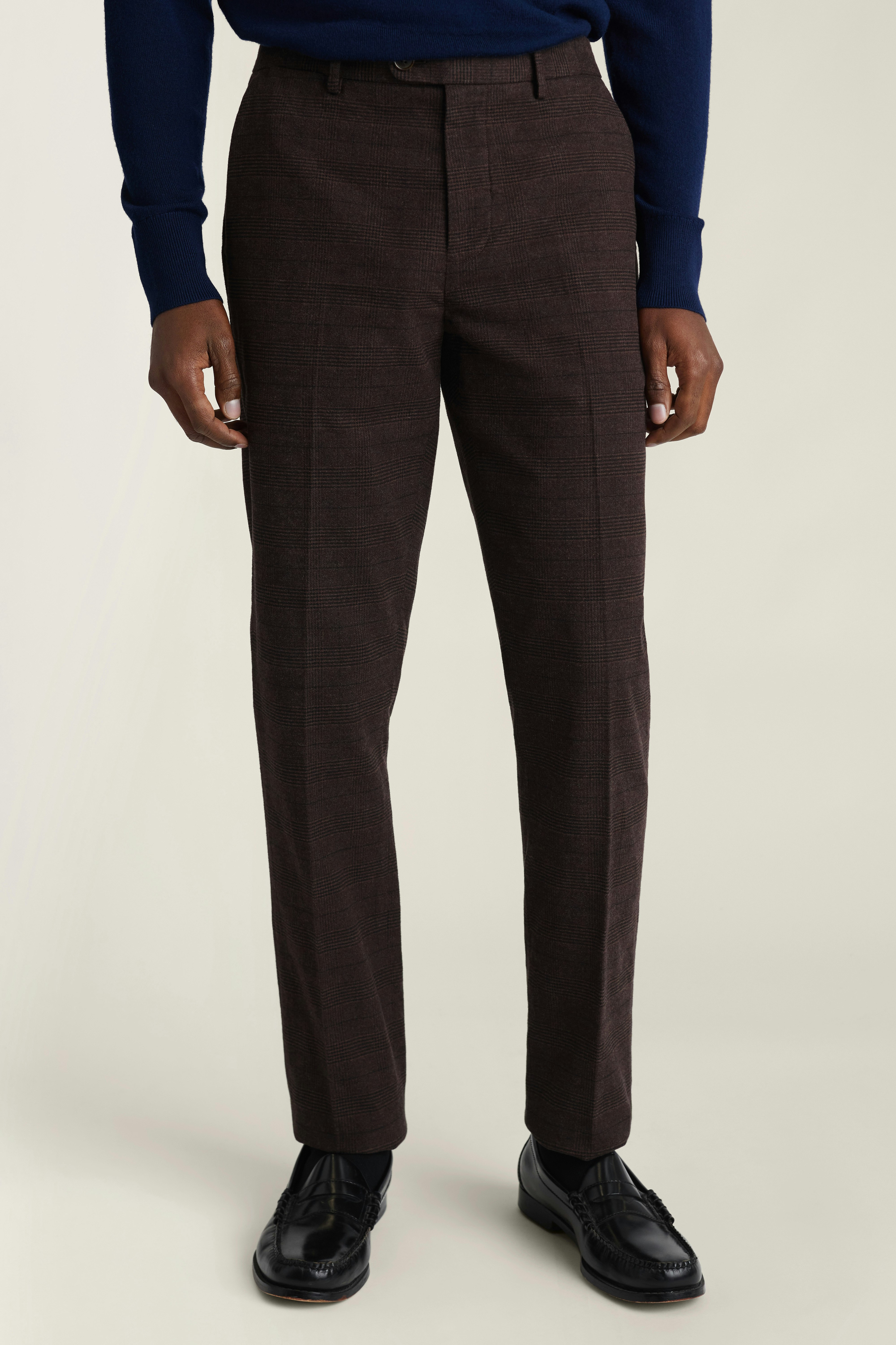 Primo Chino brown glen plaid