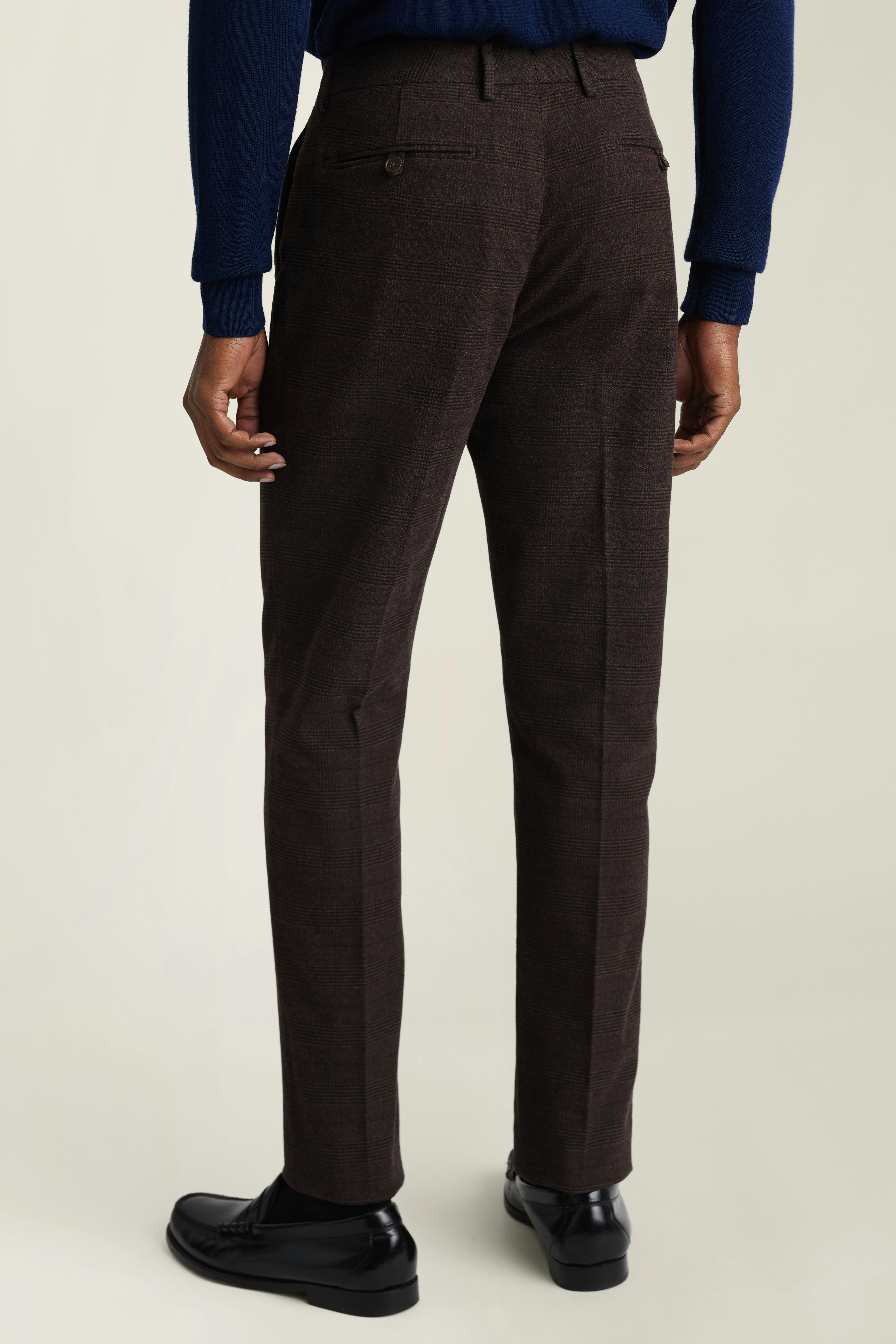 Primo Chino brown glen plaid