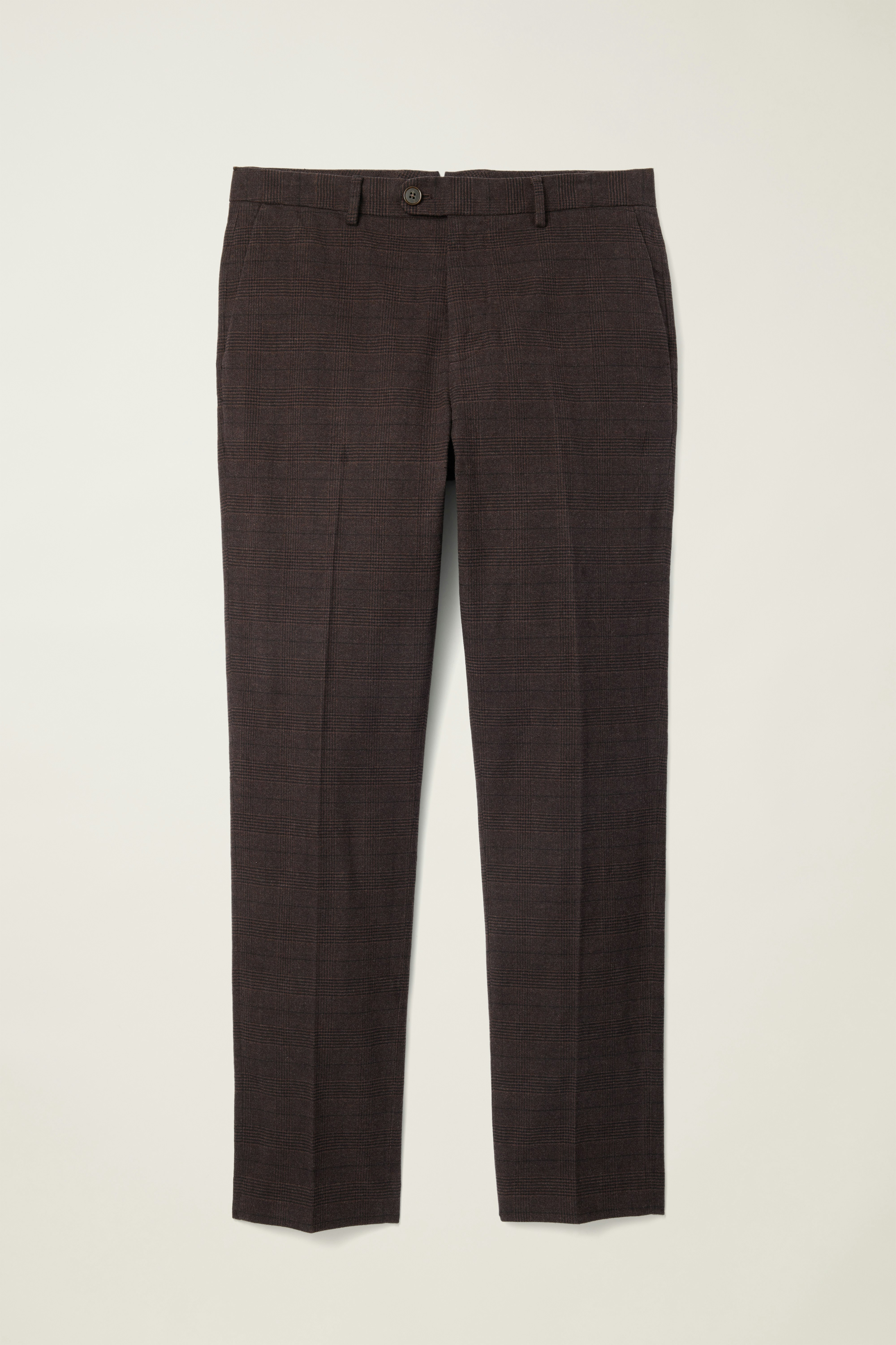 Primo Chino brown glen plaid