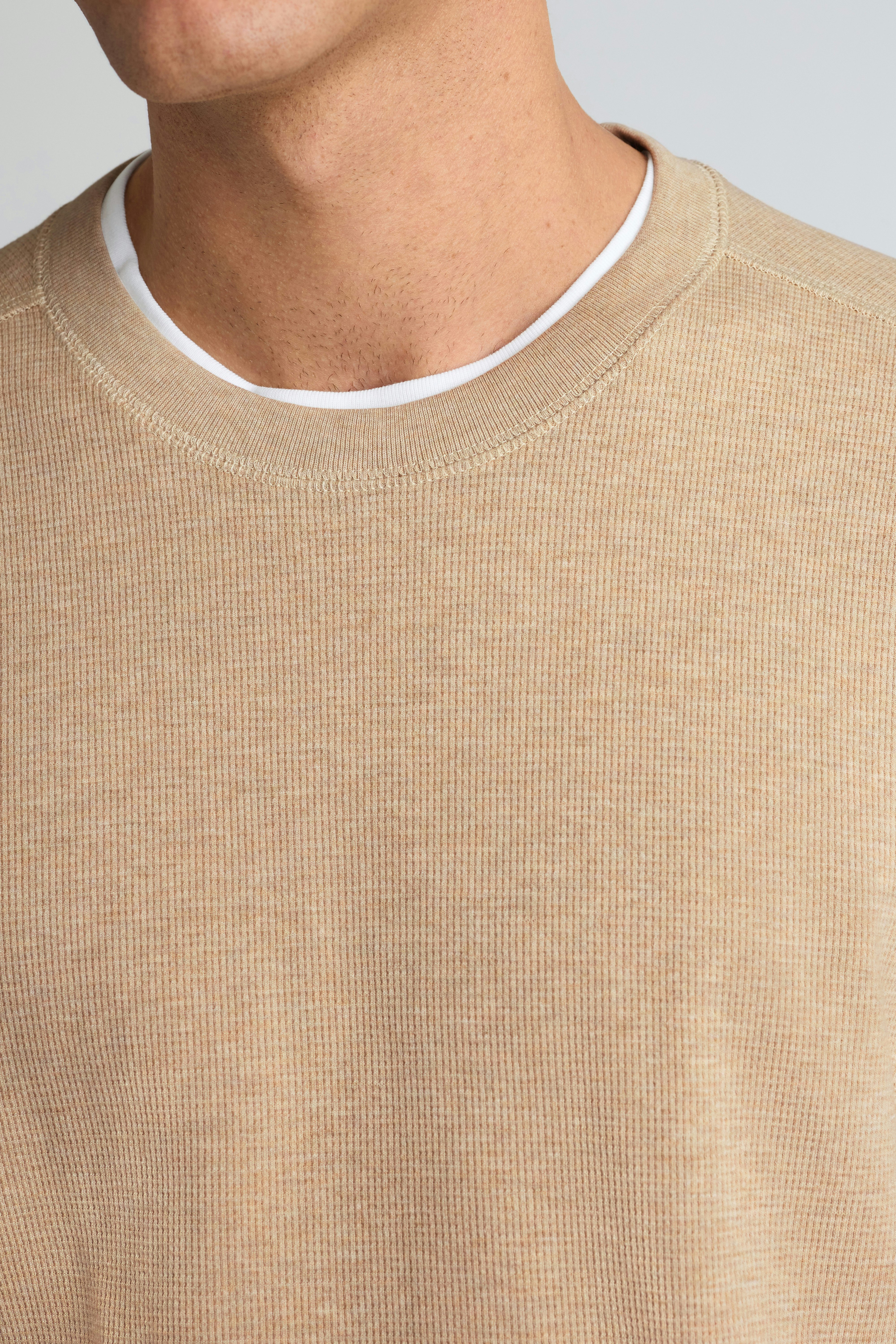 Waffle Crew oatmeal heather