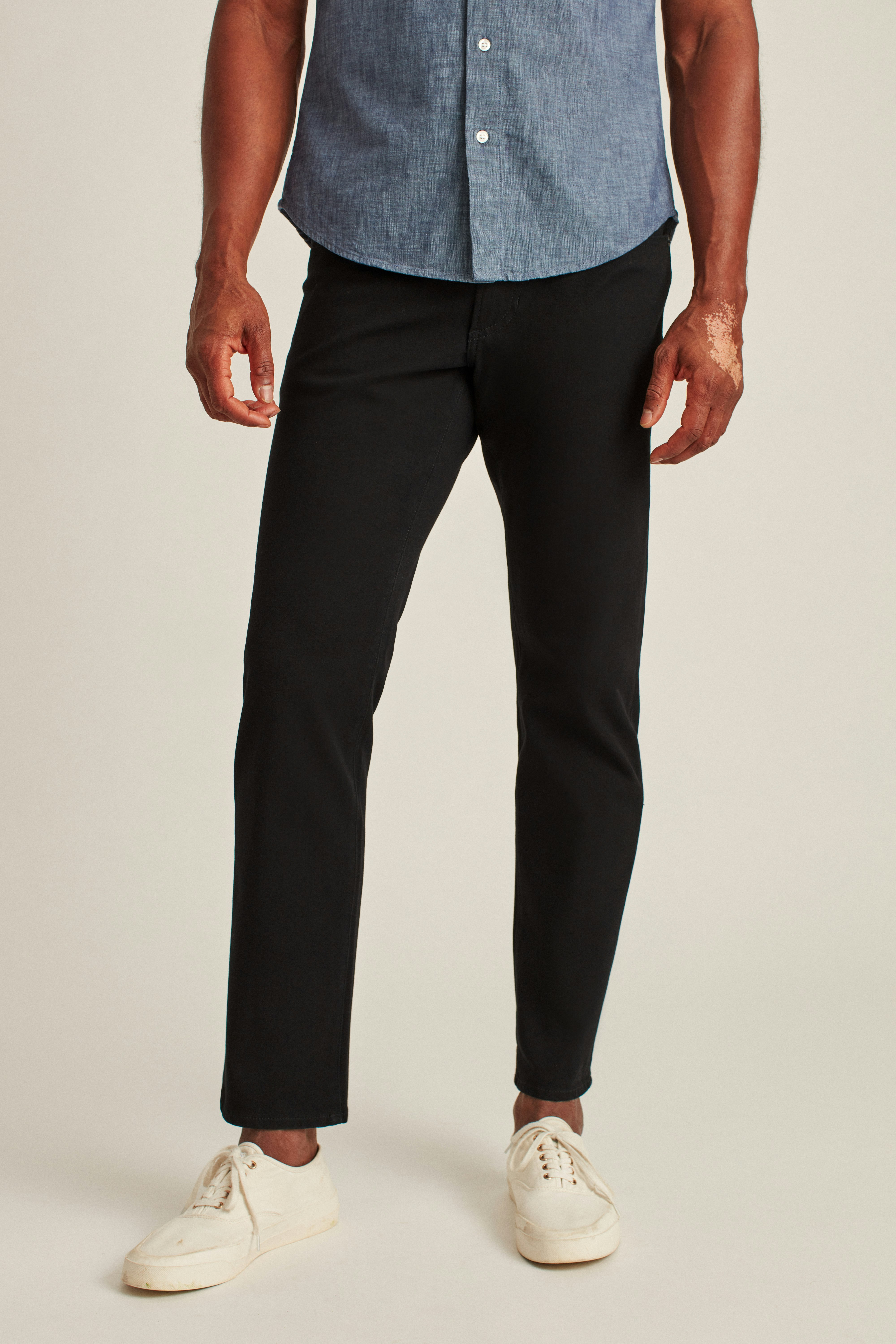 Premium 4-Way Stretch Jeans jet black