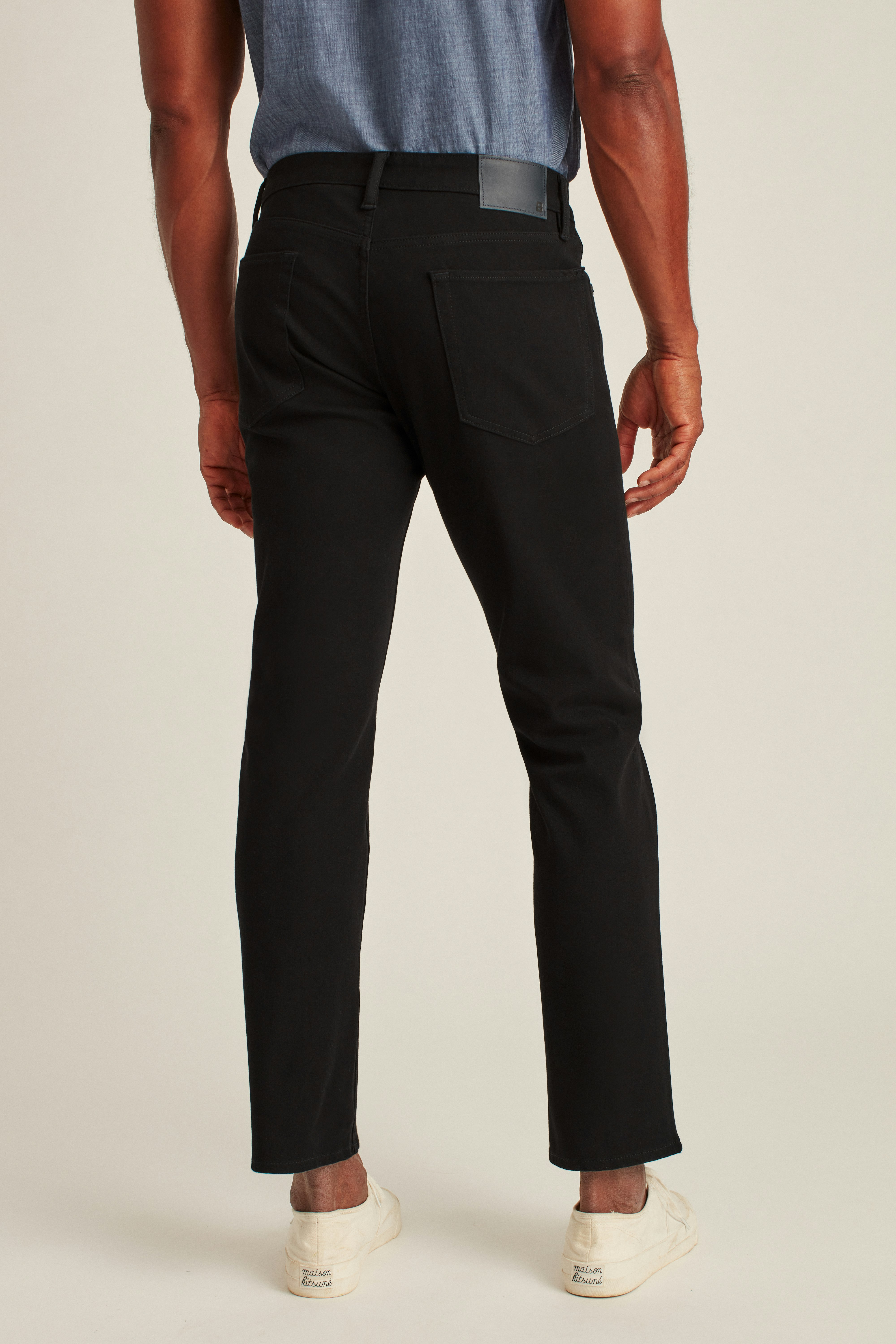Premium 4-Way Stretch Jeans jet black