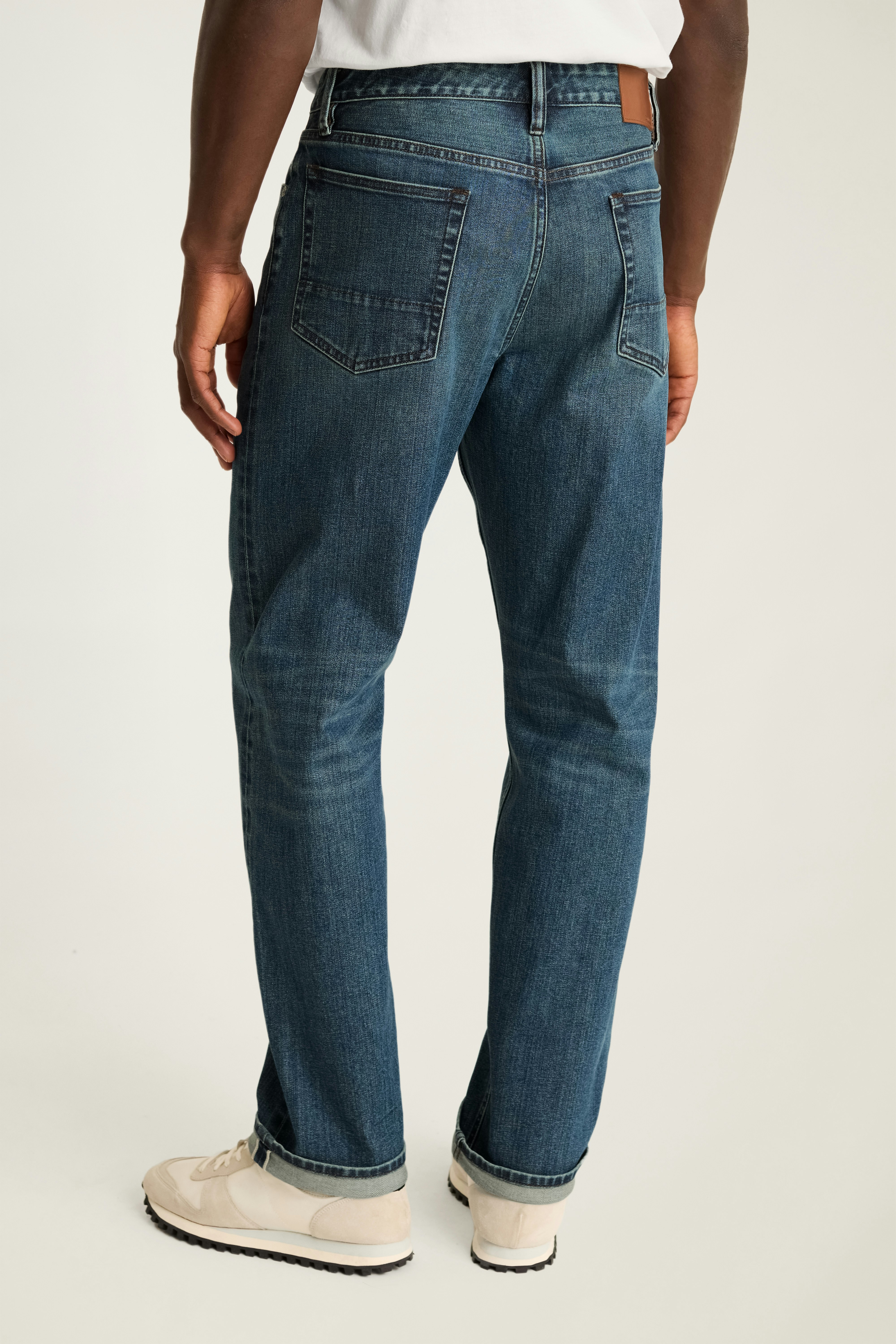 Japanese Stretch Selvedge Jeans medium blue wash