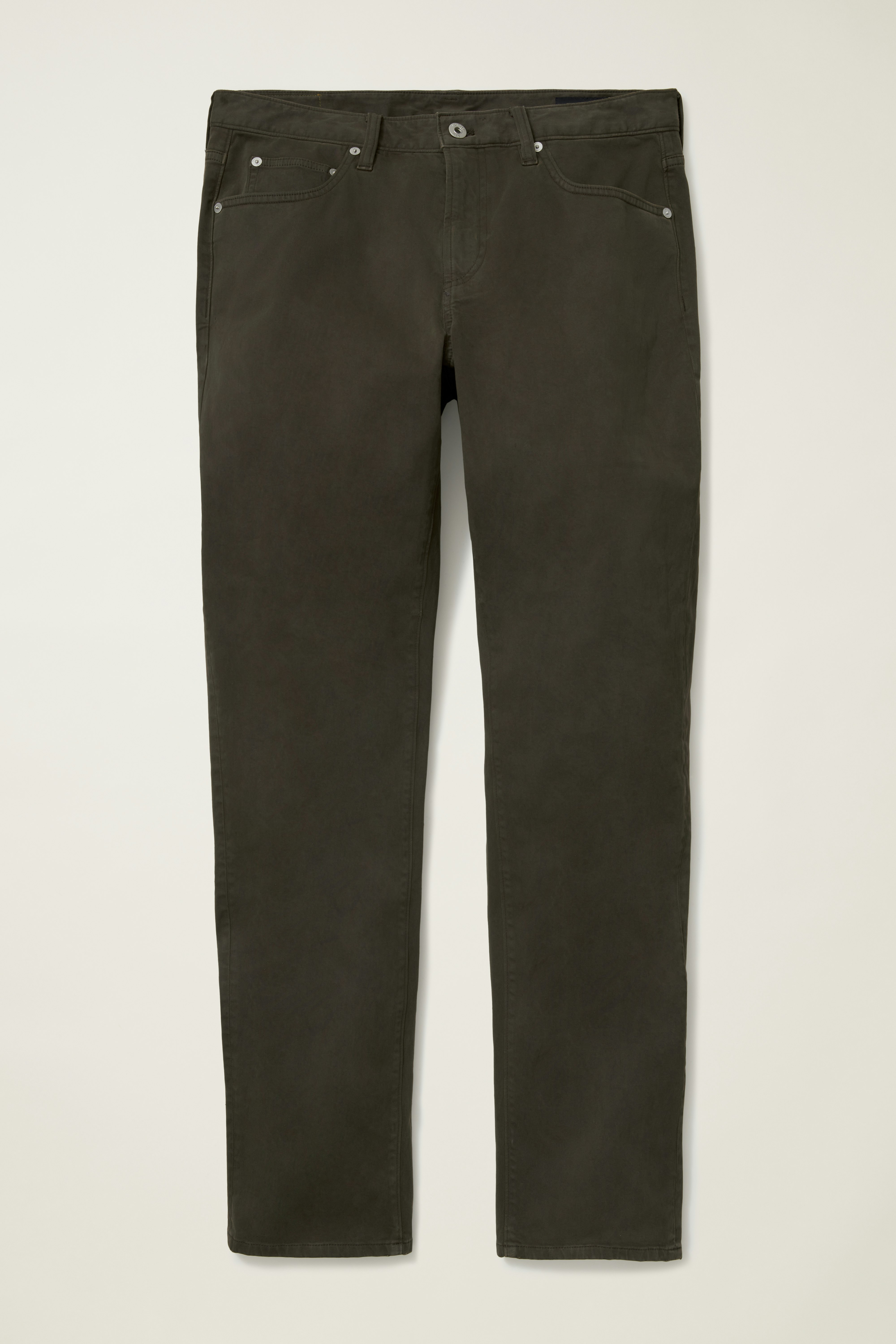 Italian Brushed 5-Pocket Pants dark steel