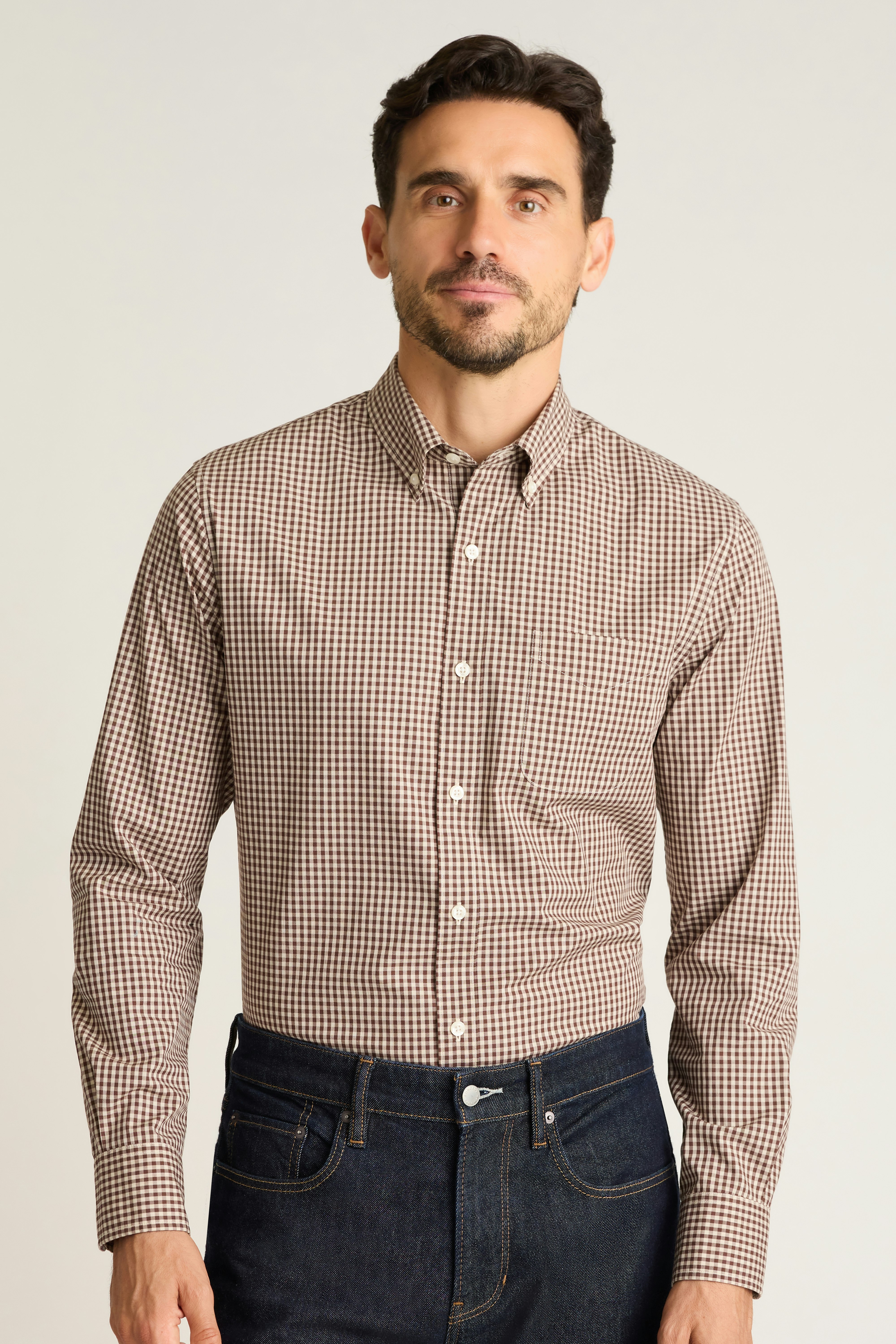 Everyday Shirt chocolate gingham