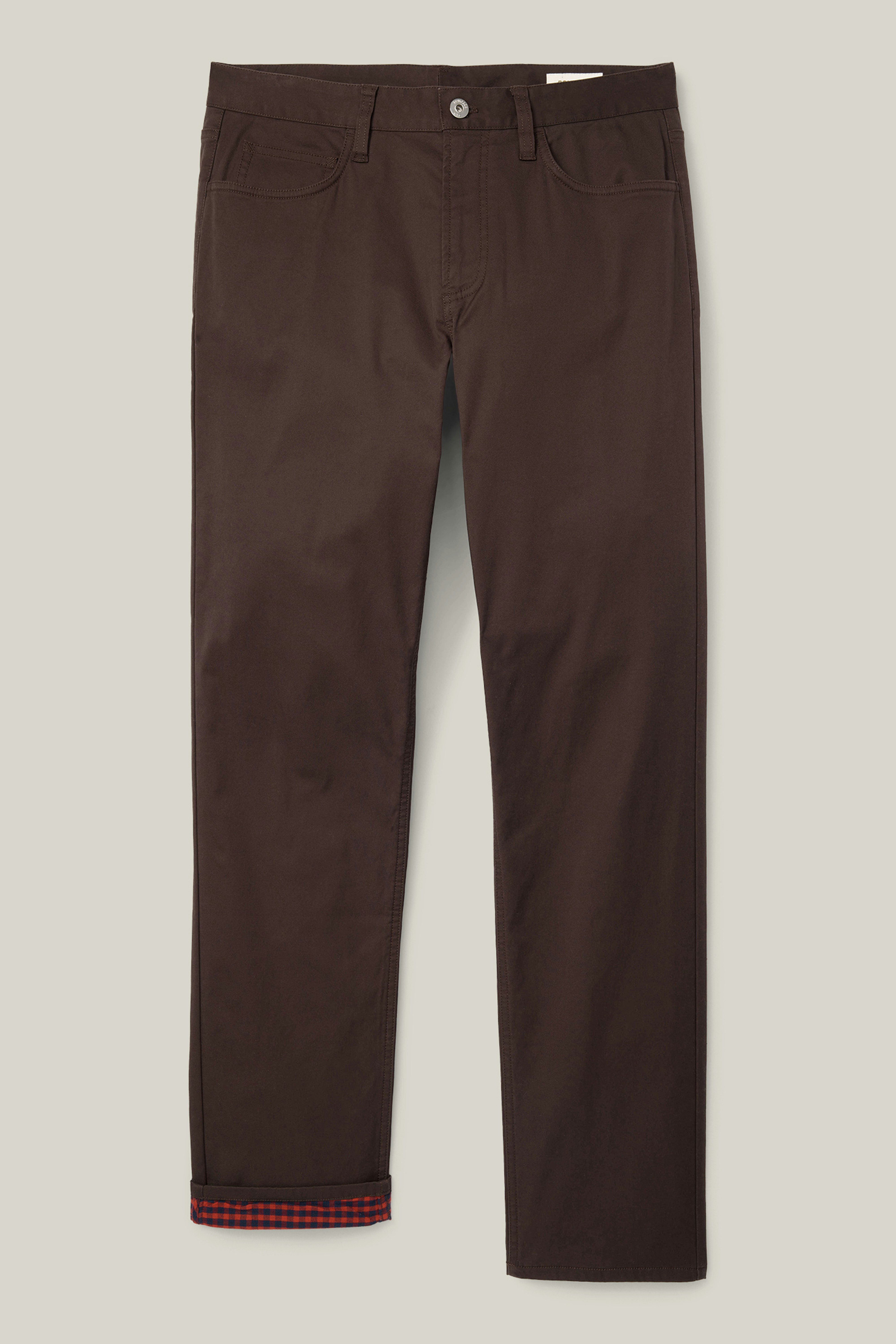 Fireside Flannel Lined Pant chocolate brown