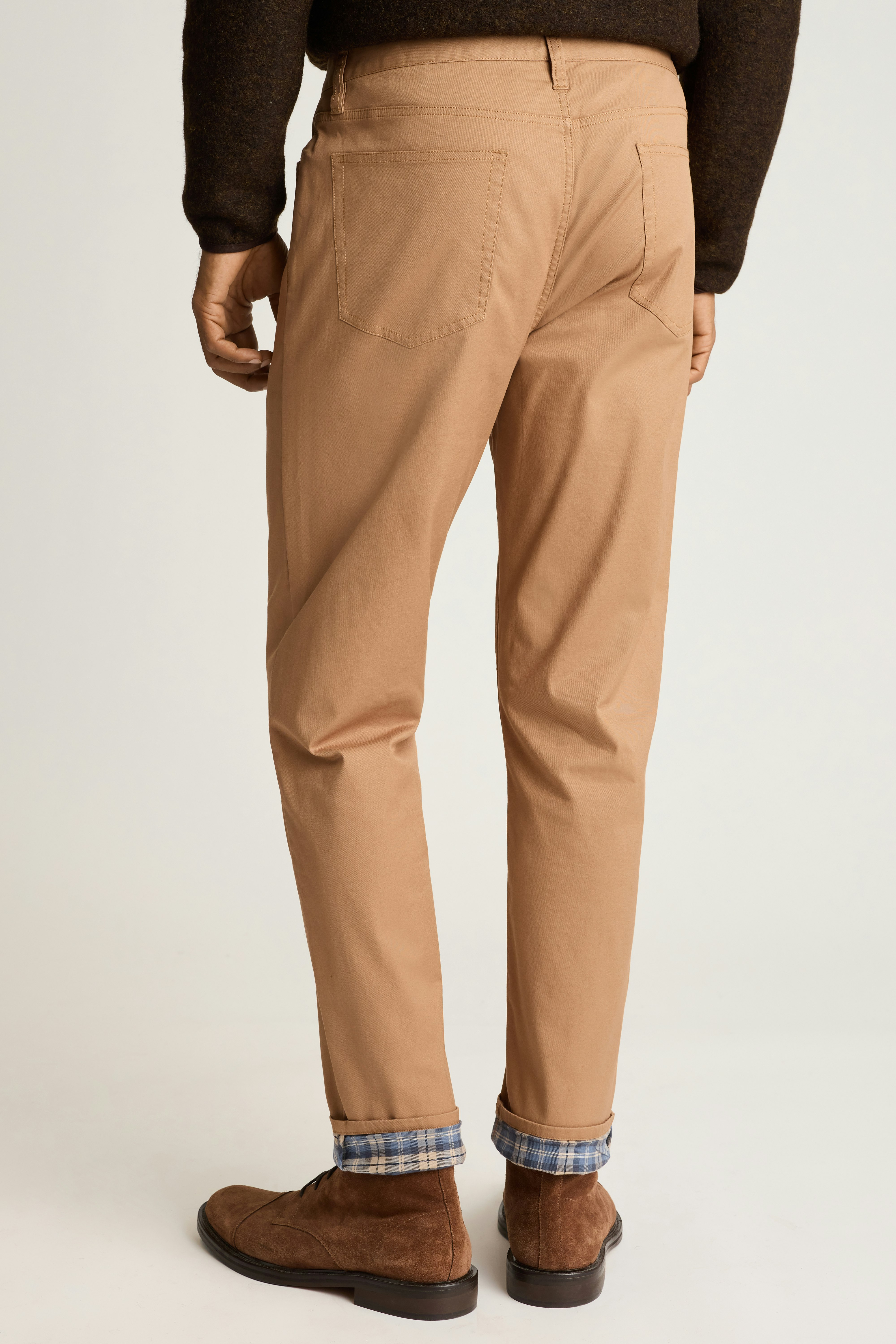Fireside Flannel Lined Pant tobacco tan