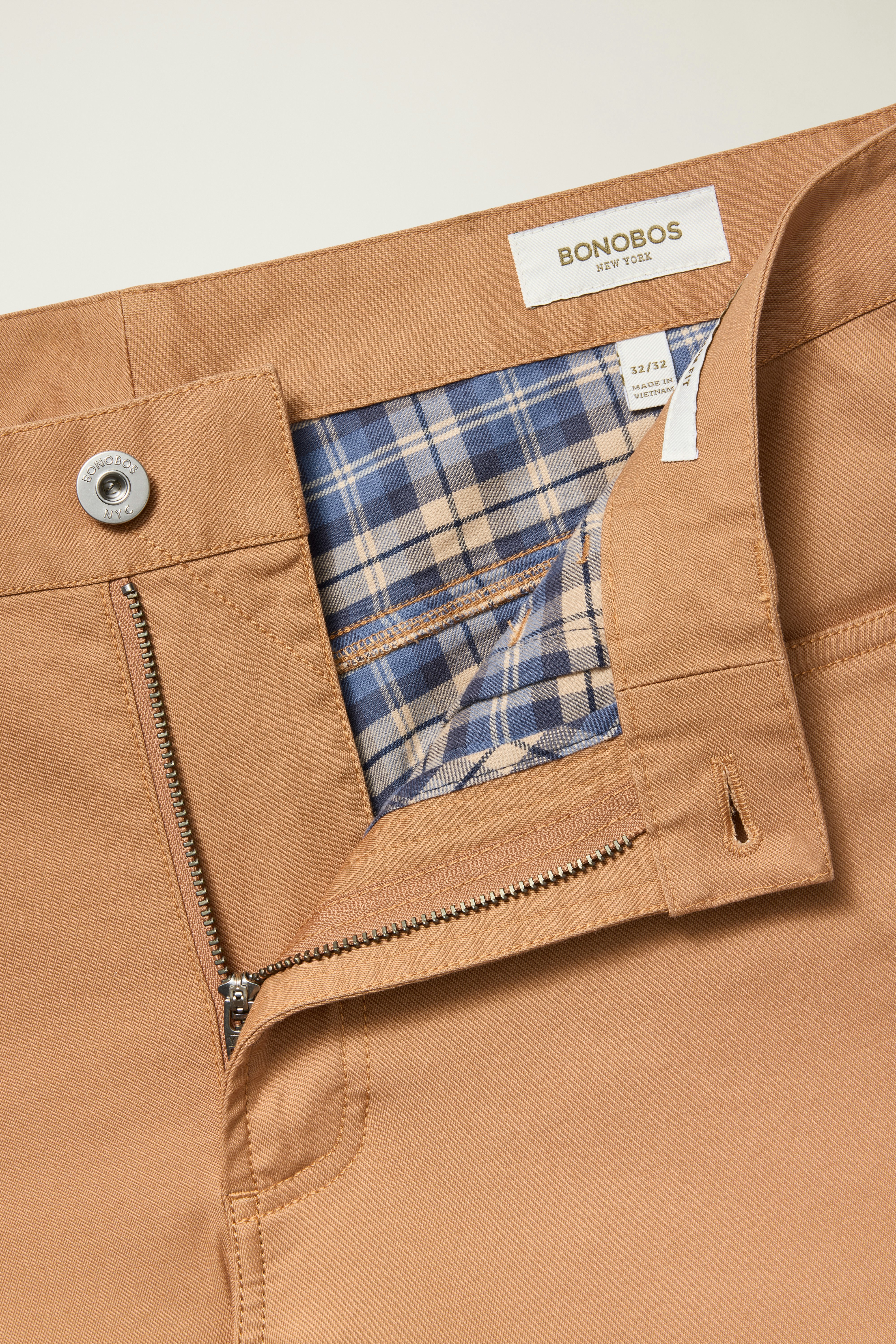 Fireside Flannel Lined Pant tobacco tan