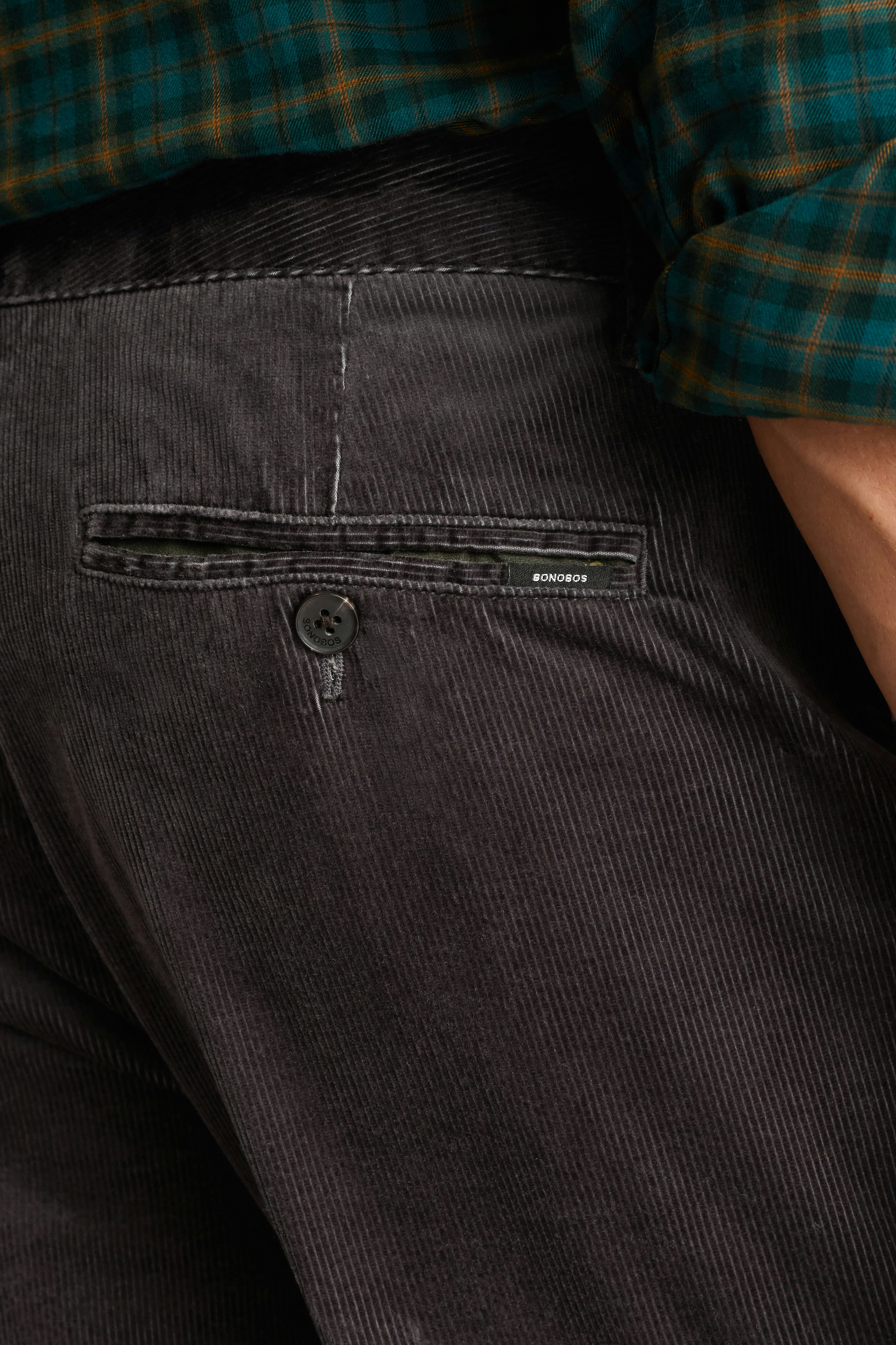 Corduroy Chino phantom grey