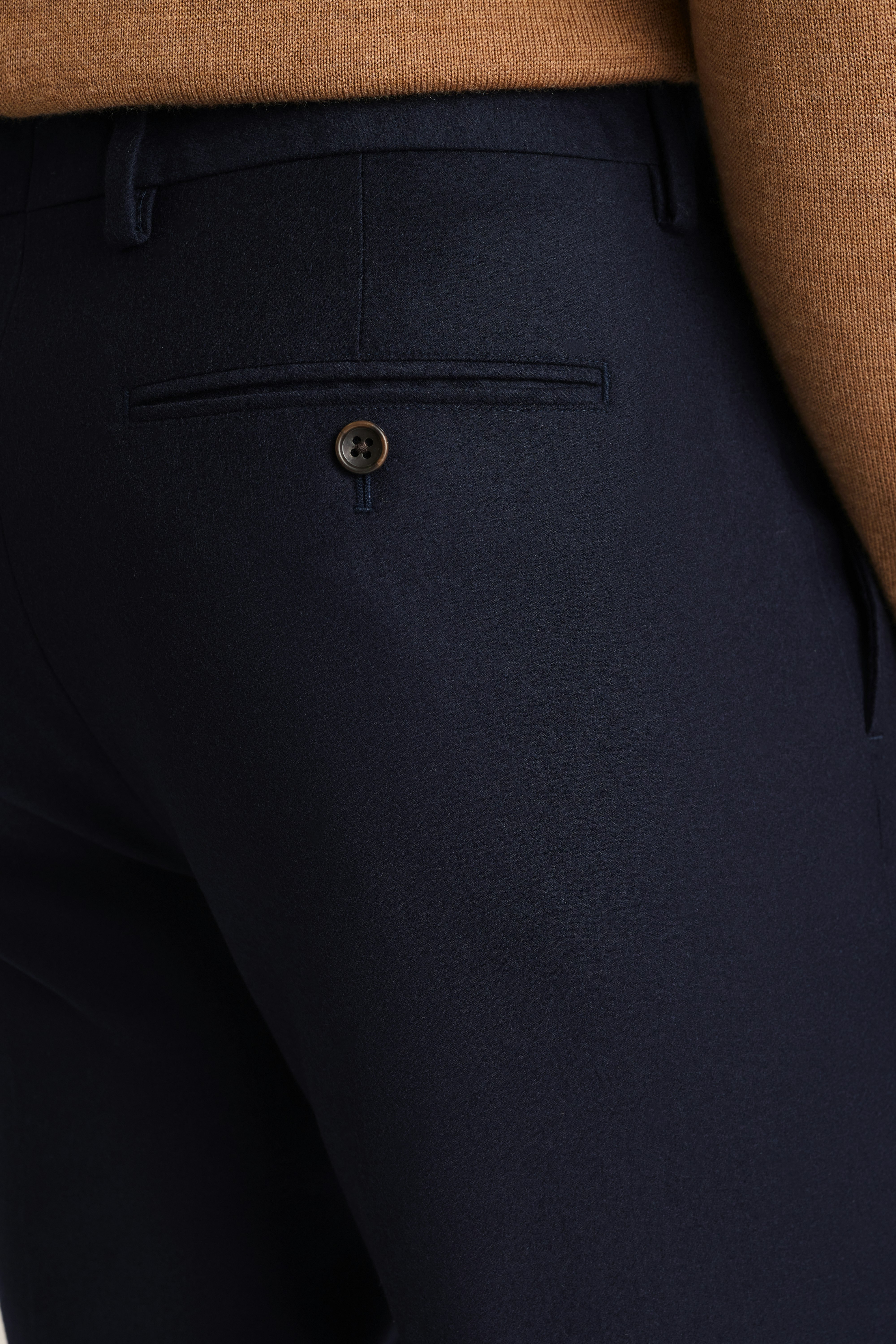 Jetsetter Italian Brushed Wool Dress Pant dark navy blue 5 Jetsetter Italian Brushed Wool Dress Pant dark navy blue