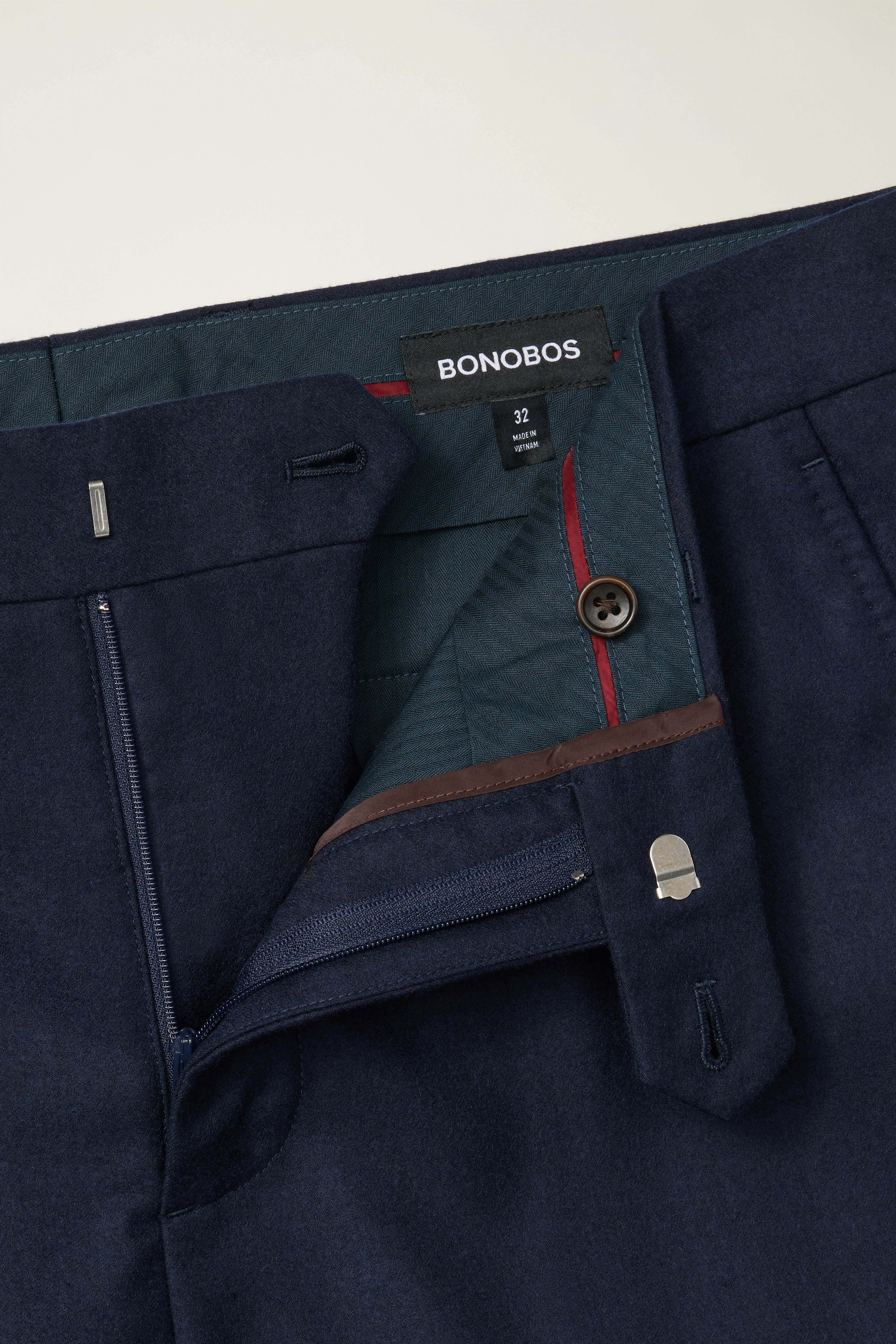 Jetsetter Italian Brushed Wool Dress Pant dark navy blue 6 Jetsetter Italian Brushed Wool Dress Pant dark navy blue