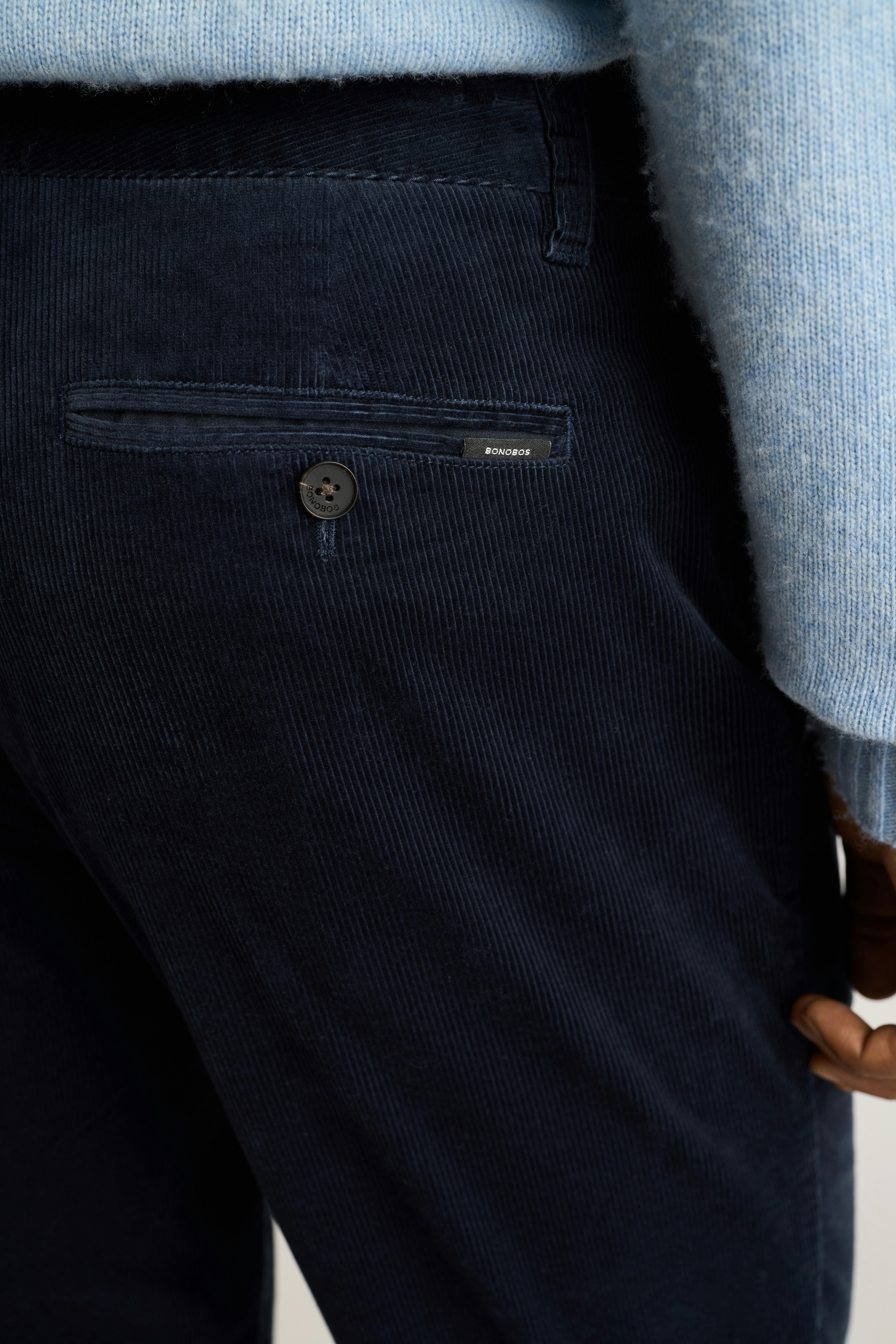 Corduroy Chino dark sapphire