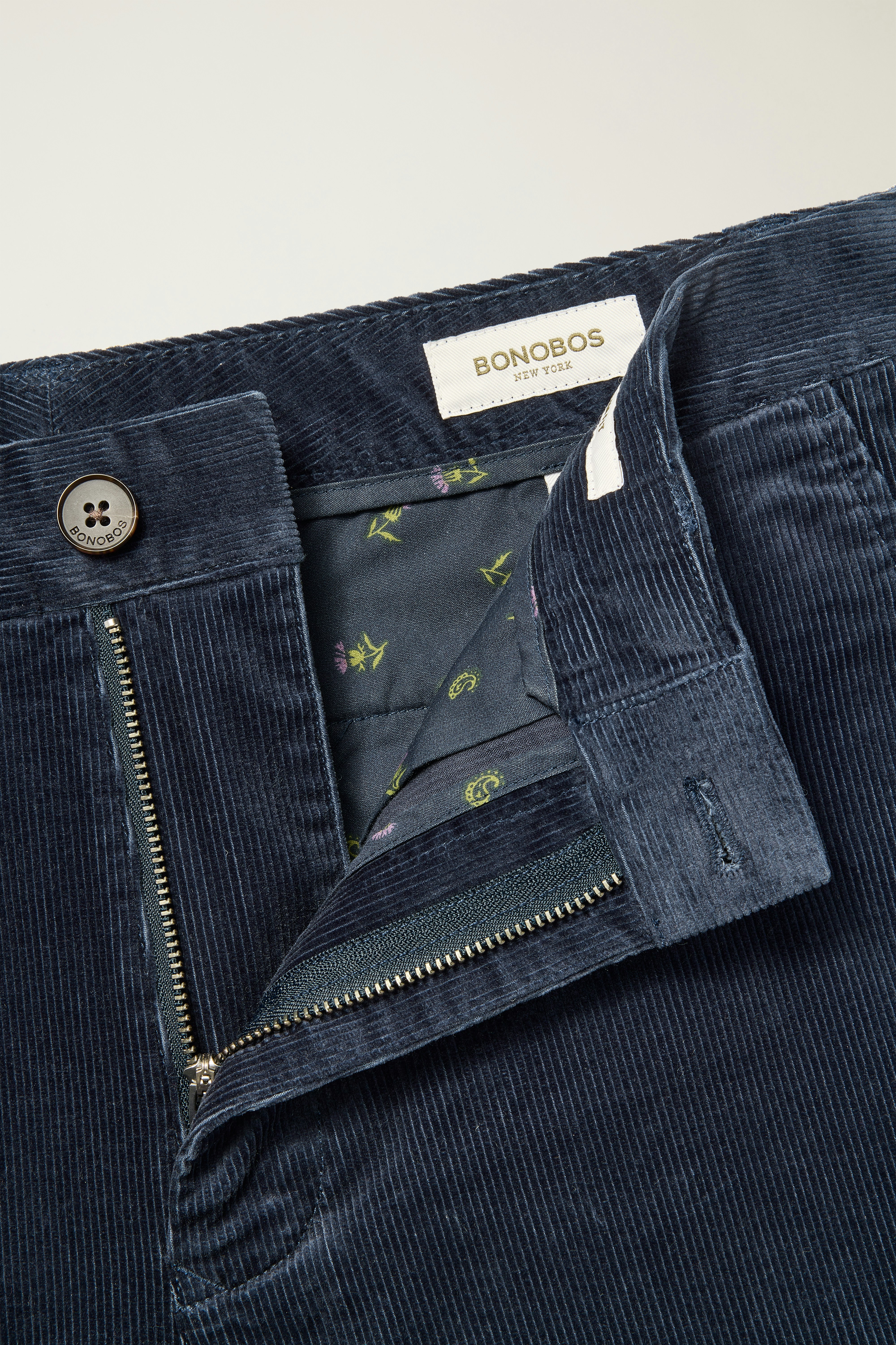 Corduroy Chino dark sapphire