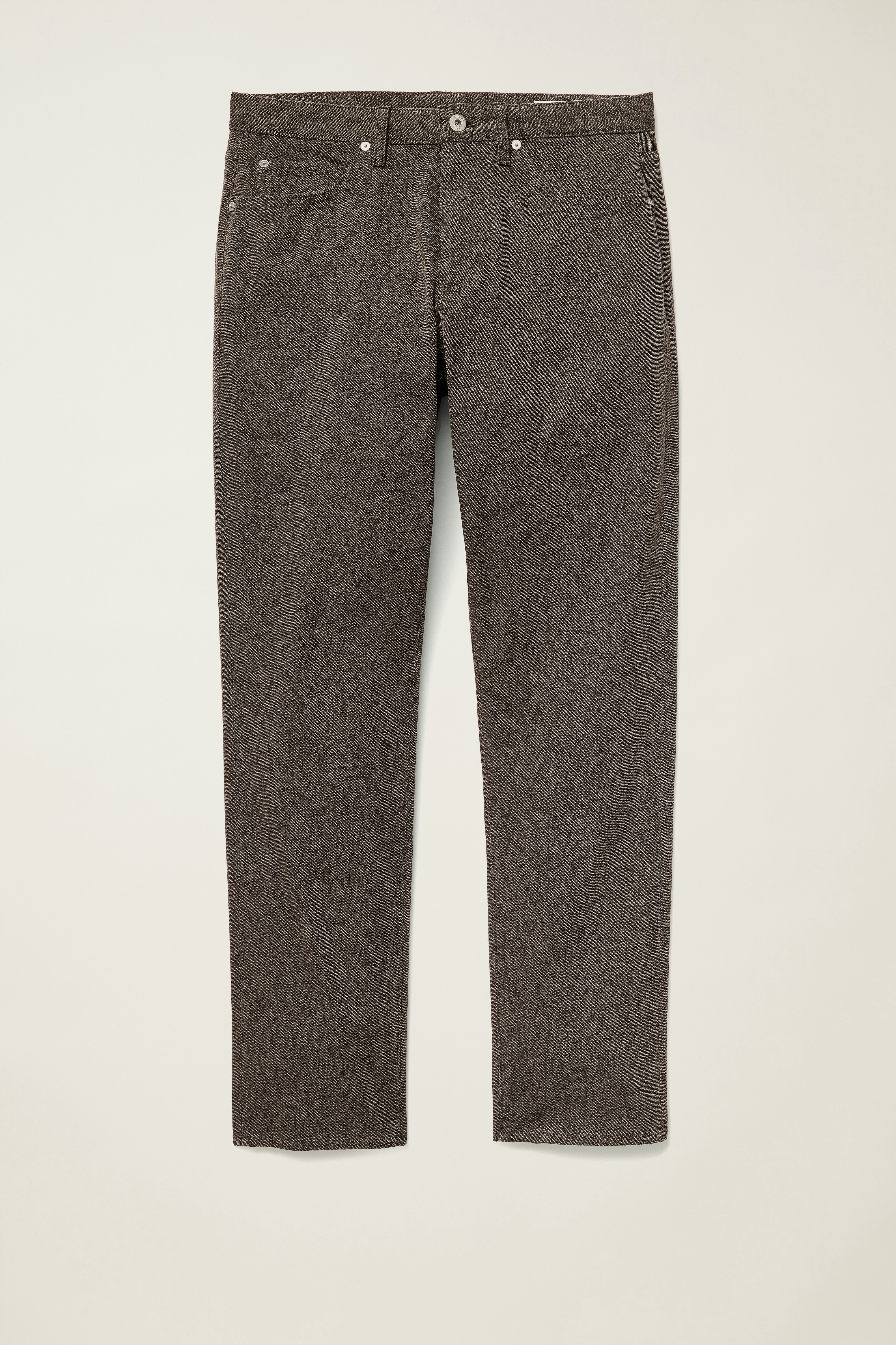 Ridgewood Textured 5-Pocket Pant brown twill