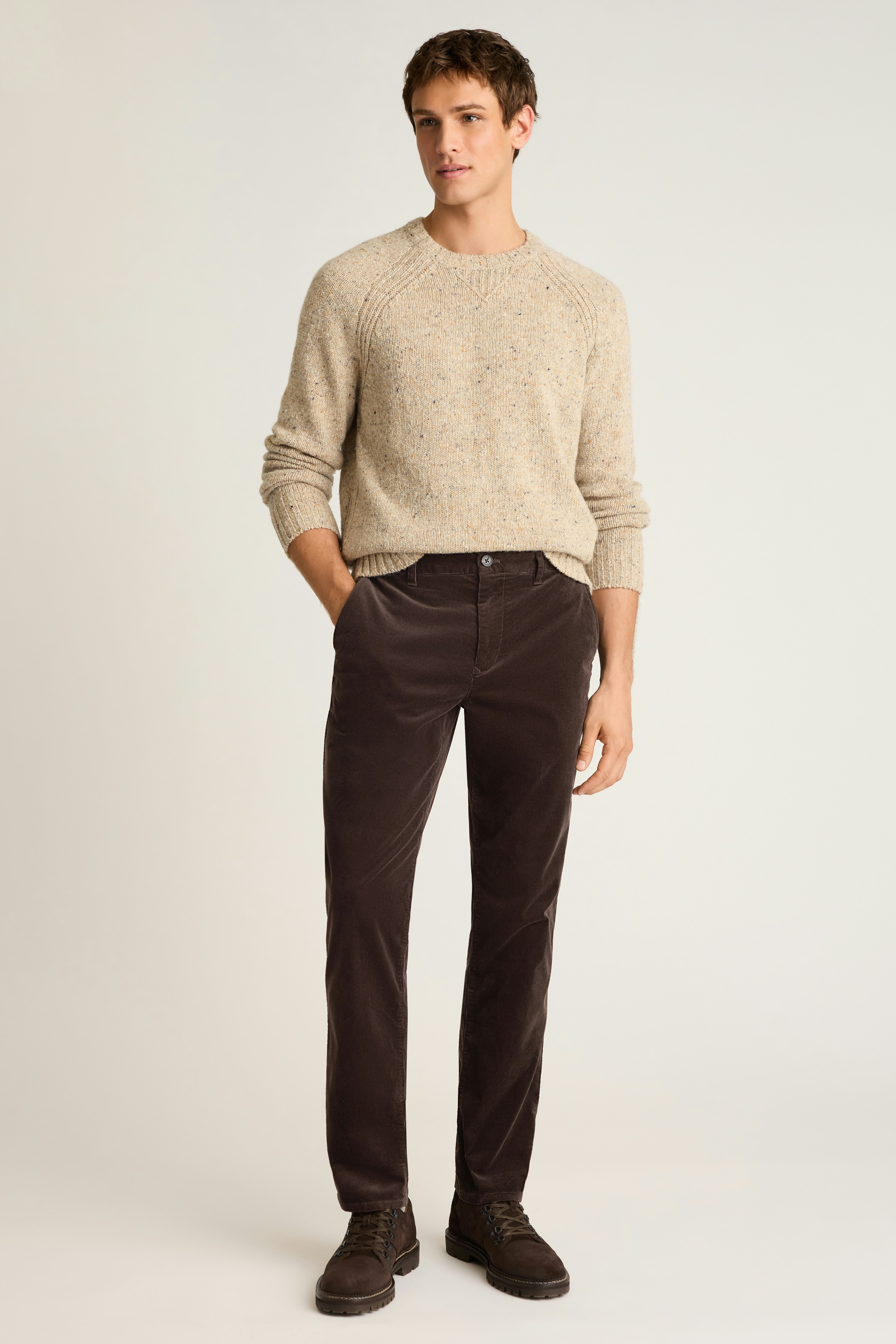 Corduroy Chino chocolate brown