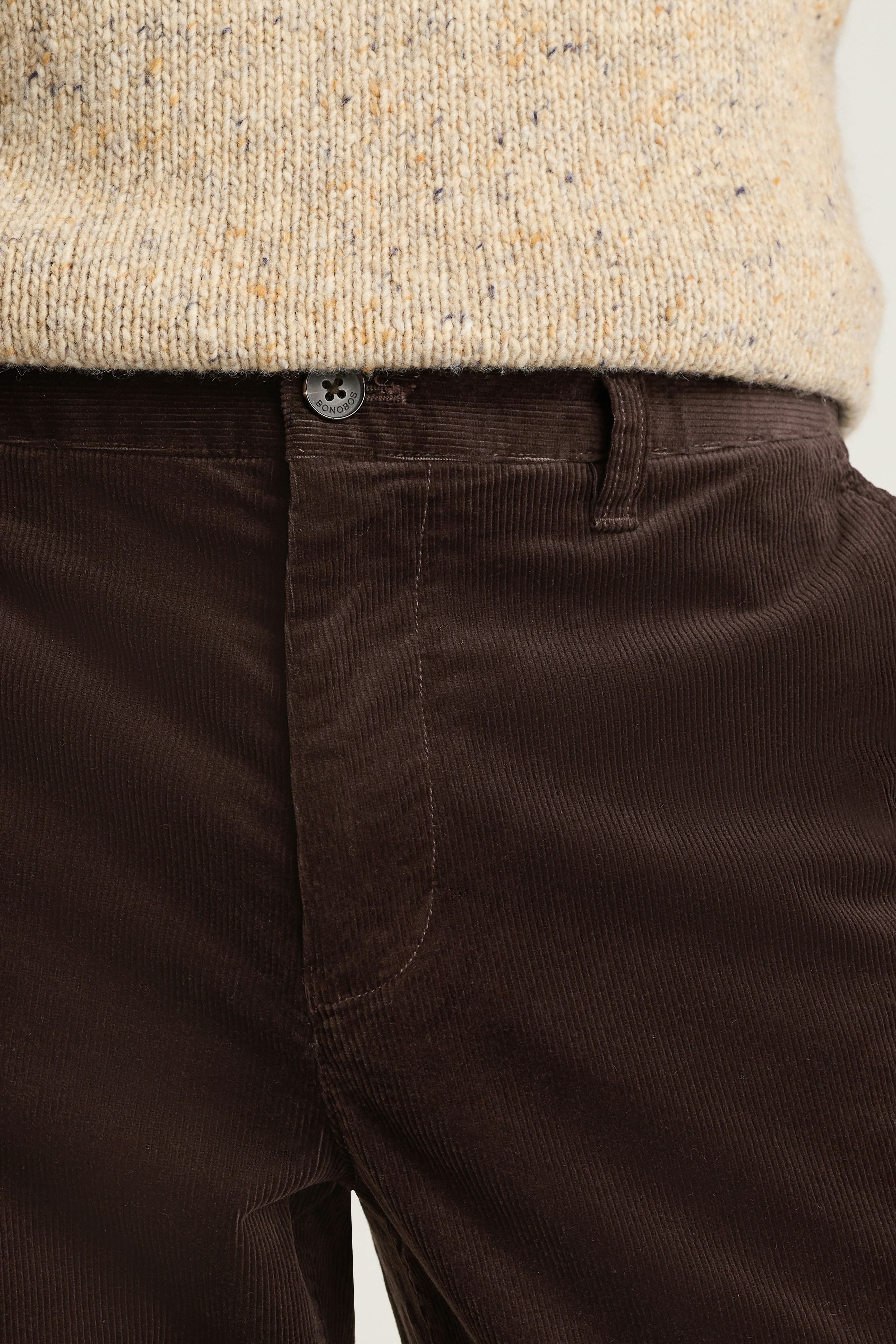 Corduroy Chino chocolate brown