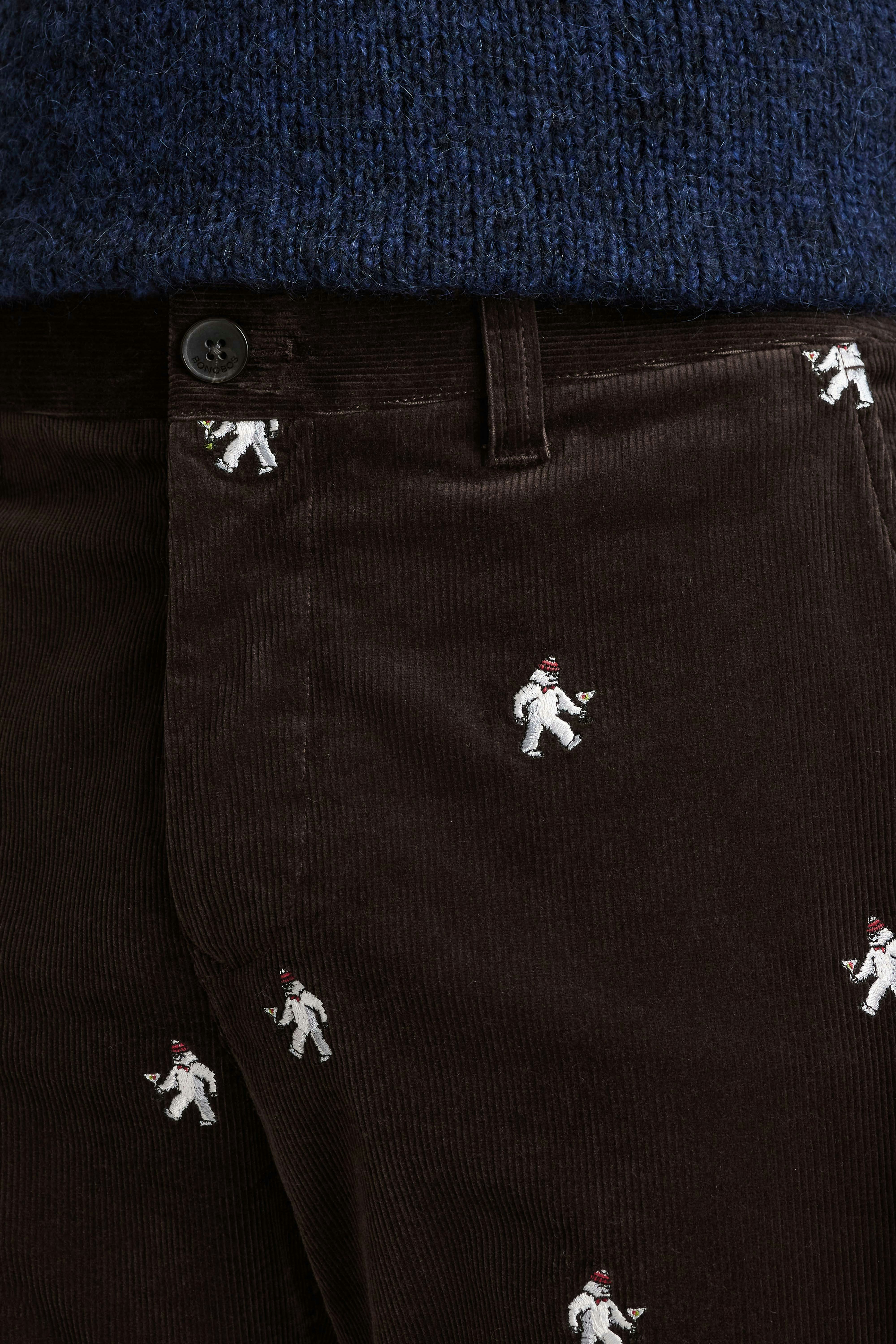 Reveler Chino yeti tini brown corduroy