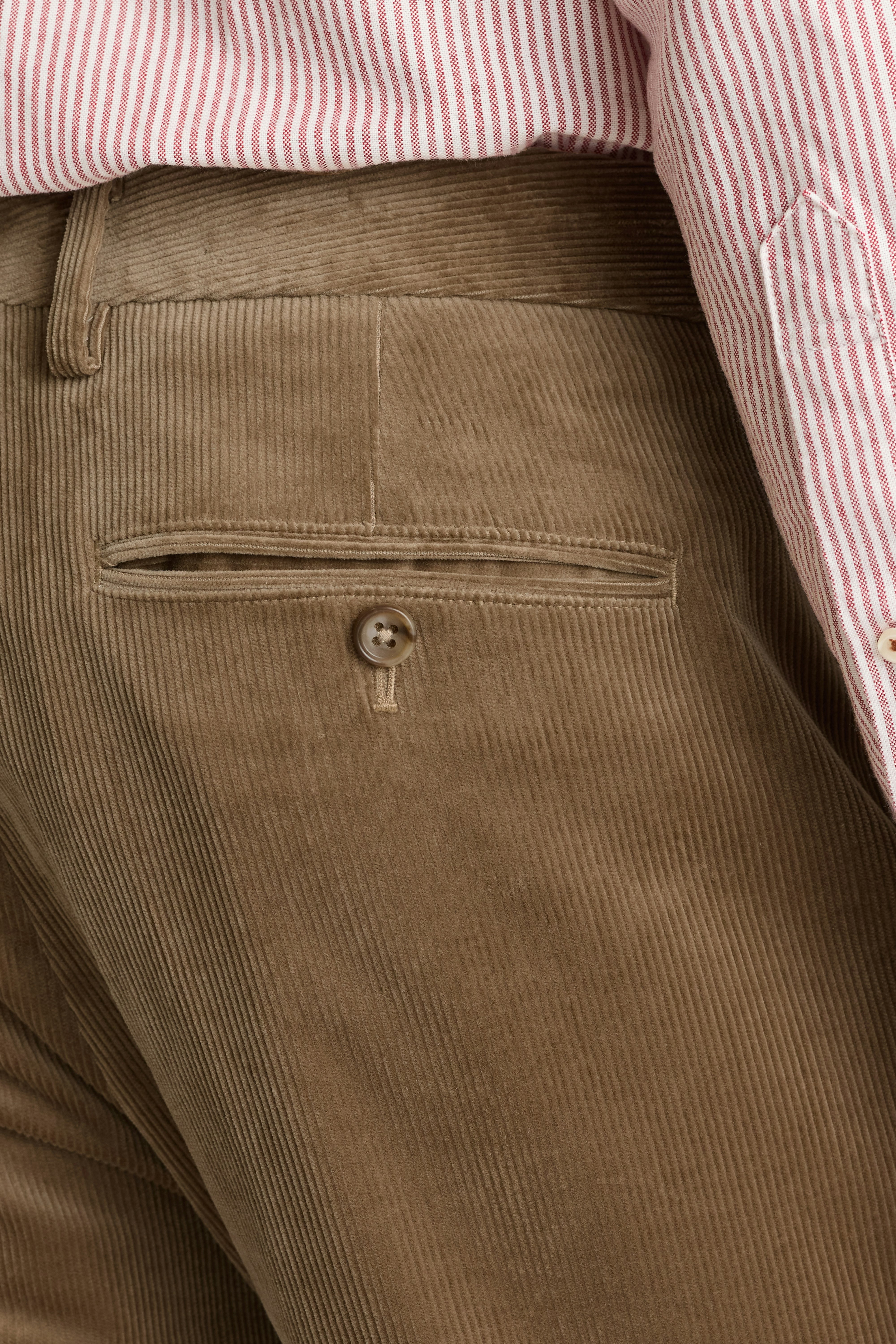 Jetsetter Italian Corduroy Dress Pant khaki
