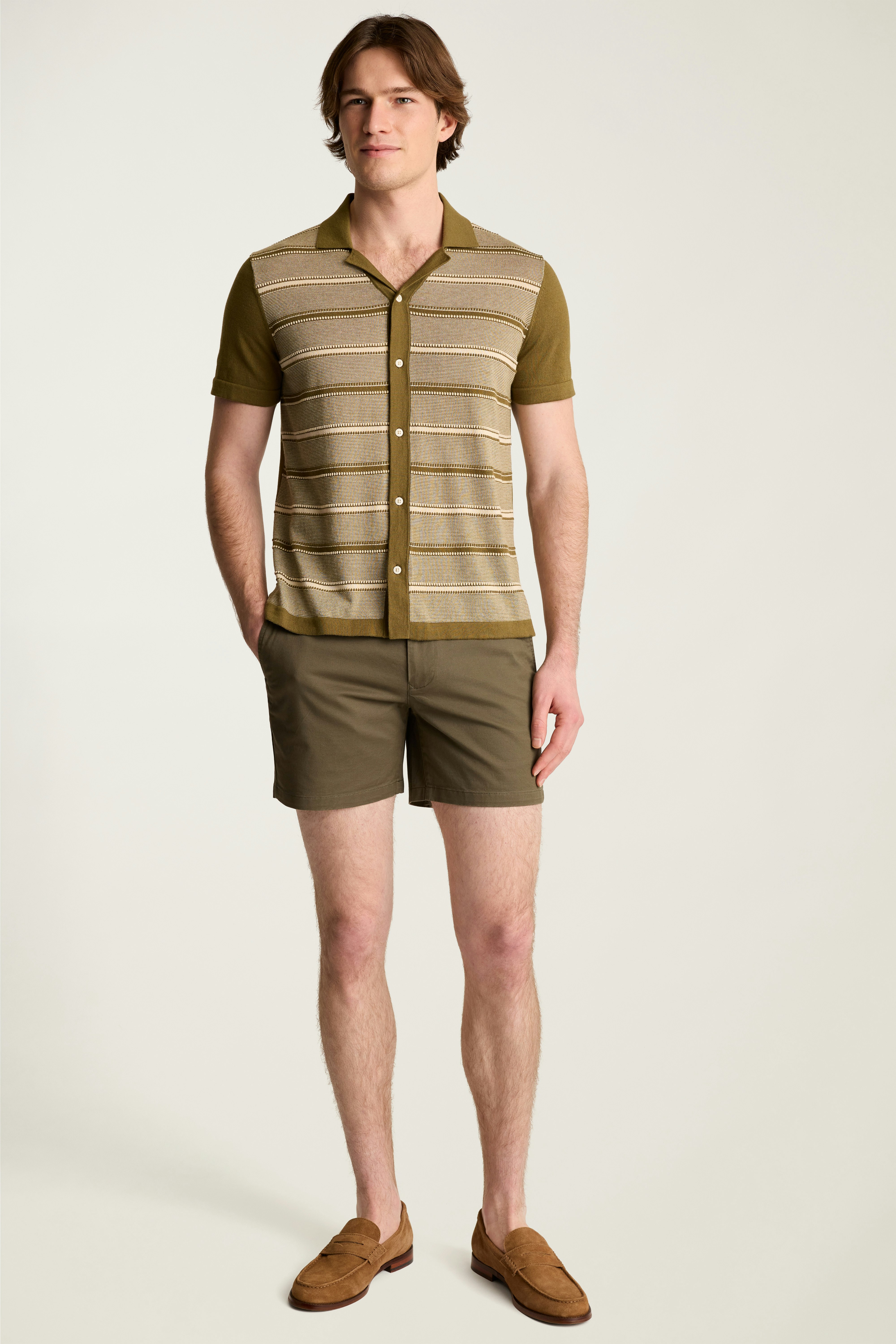 The Original Chino Short charcoal brown