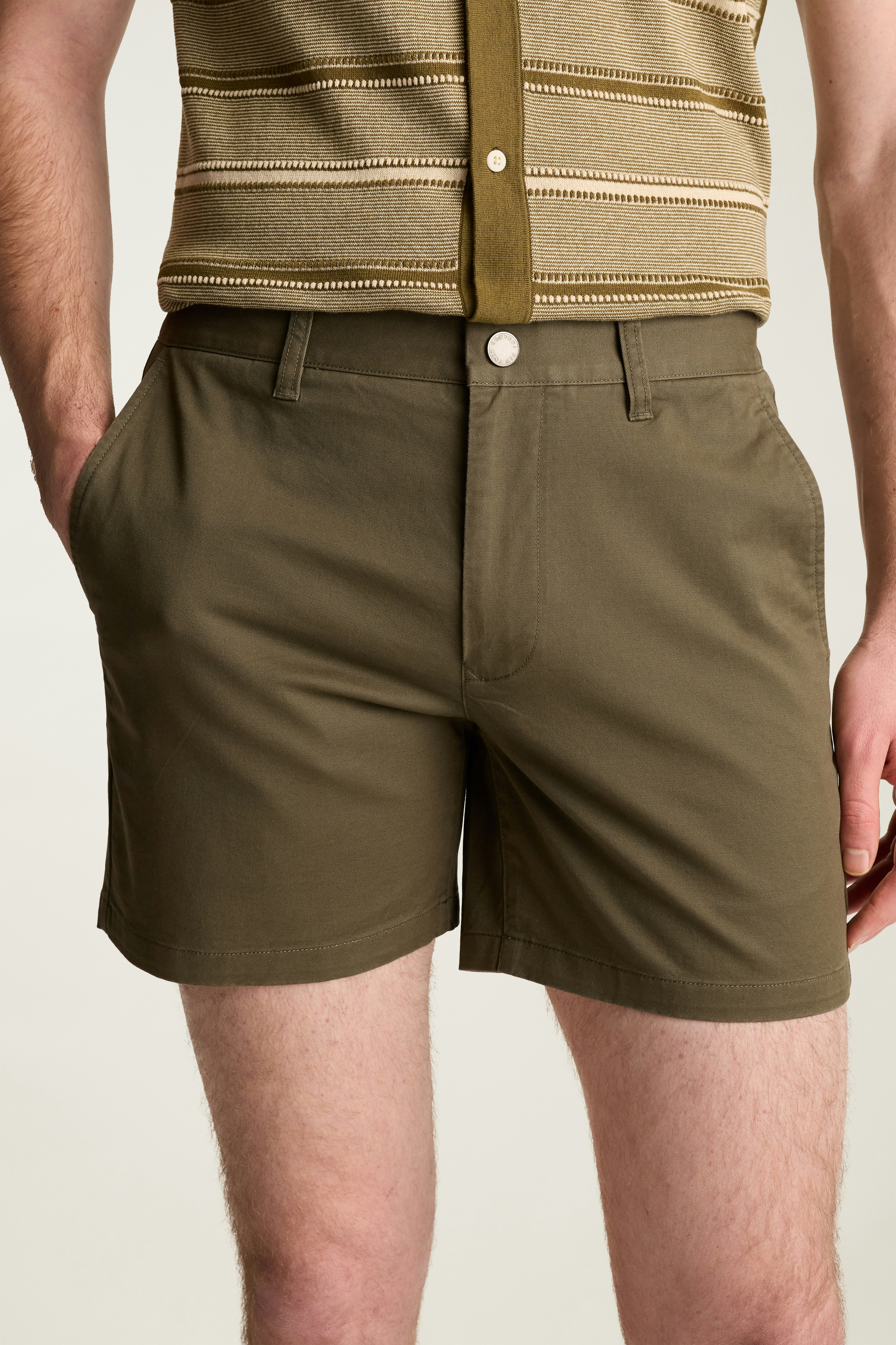 The Original Chino Short charcoal brown