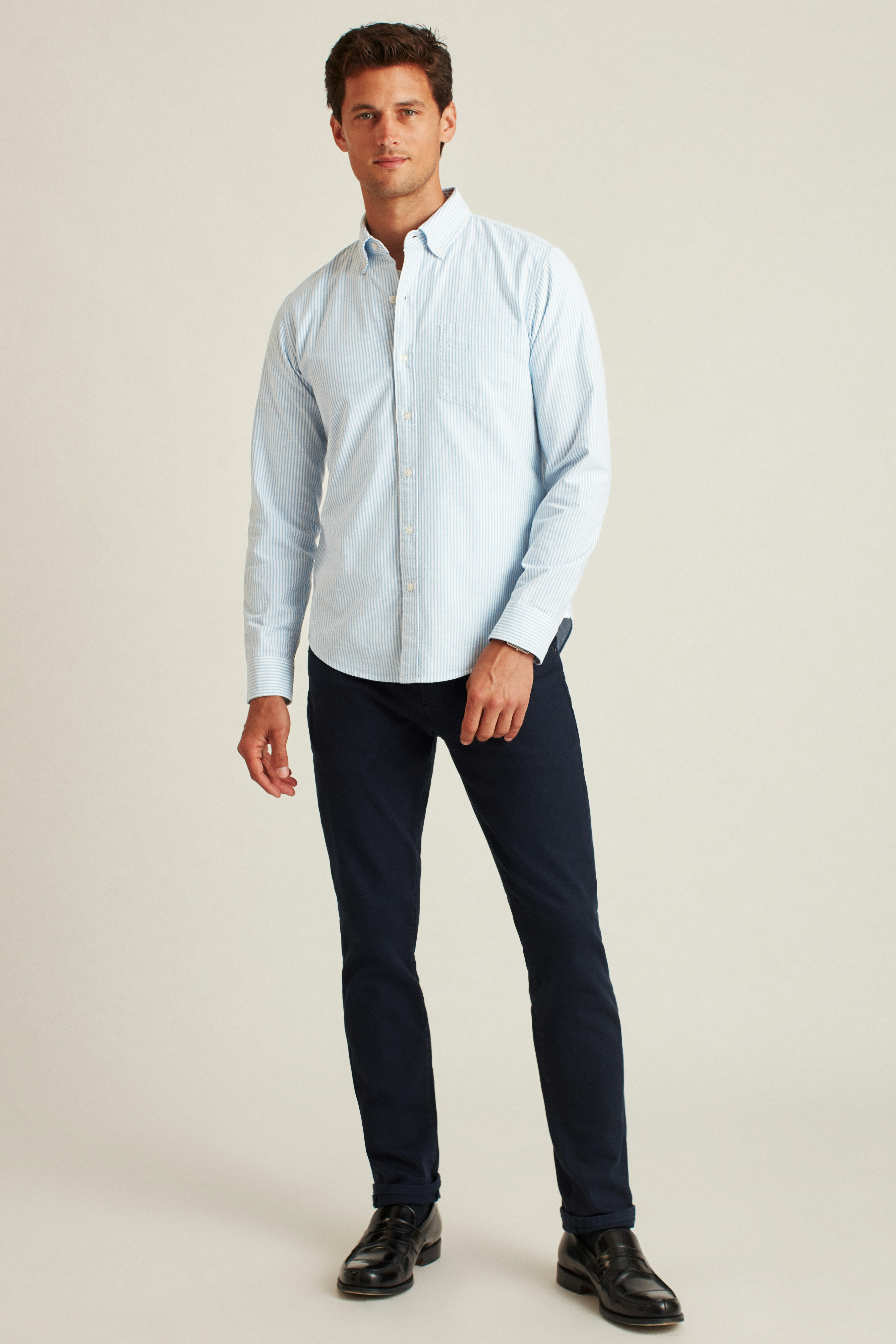 Everyday Oxford Shirt blue classic stripe
