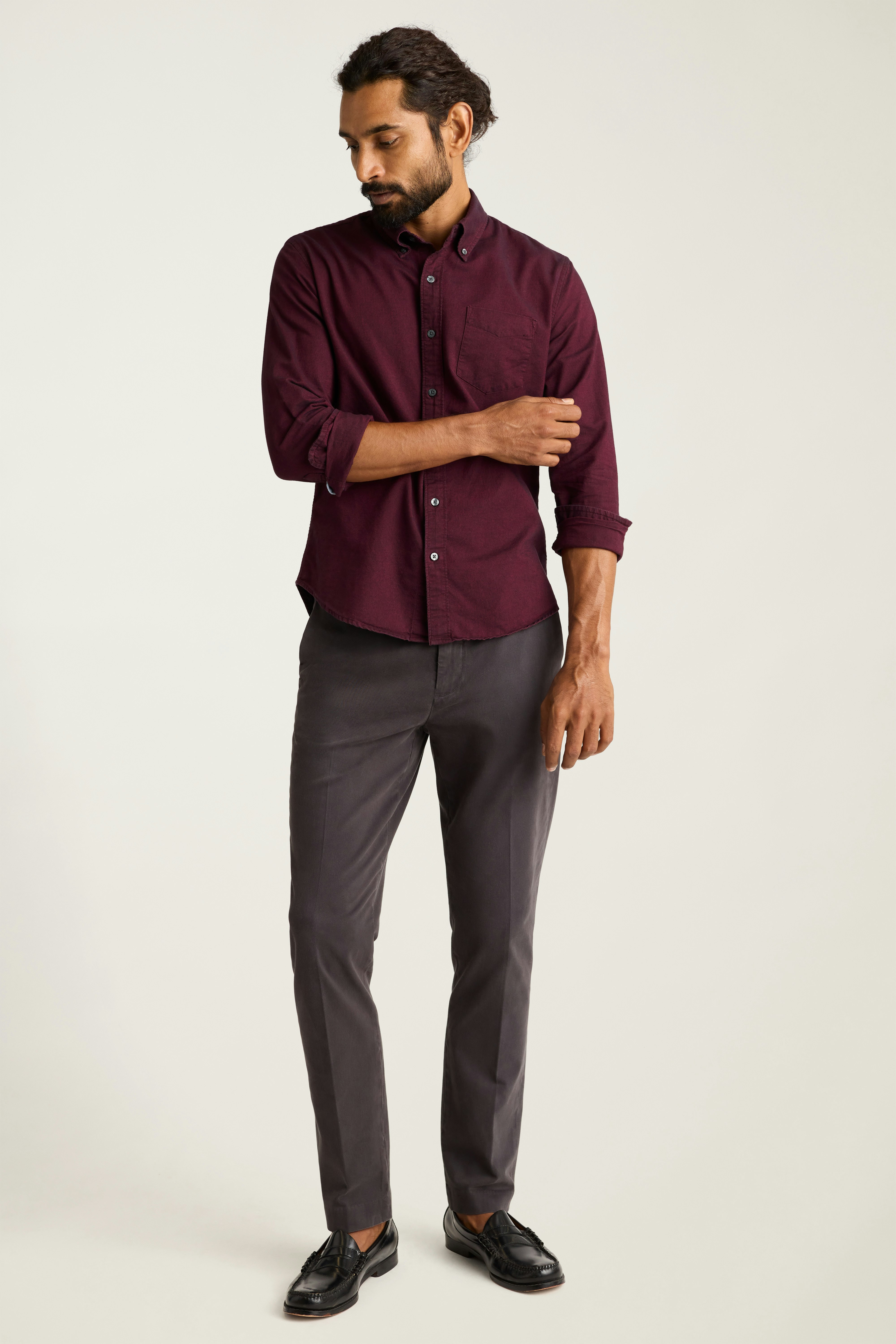 Everyday Oxford Shirt port red