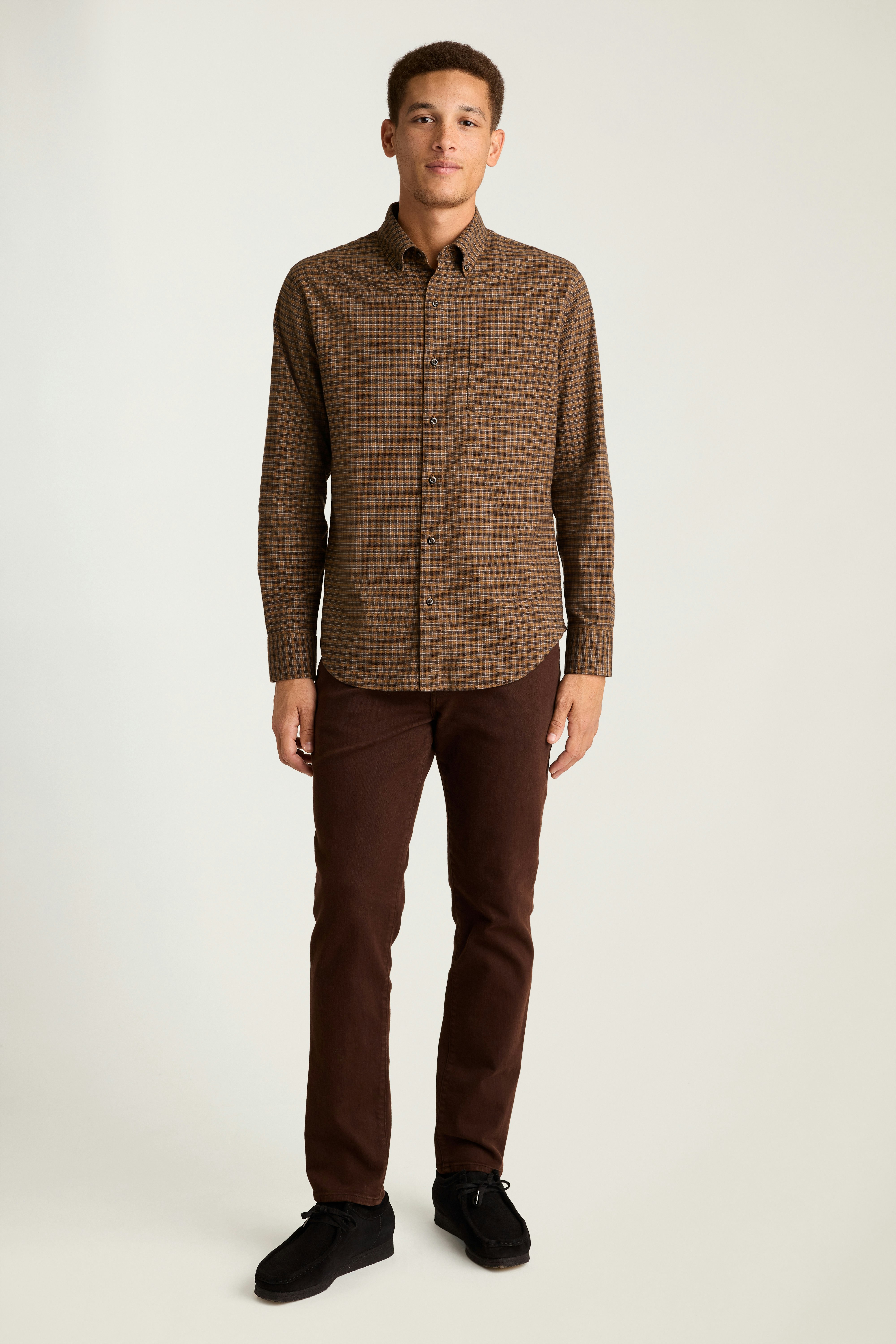 Everyday Lightweight Flannel Shirt chestnut plaid