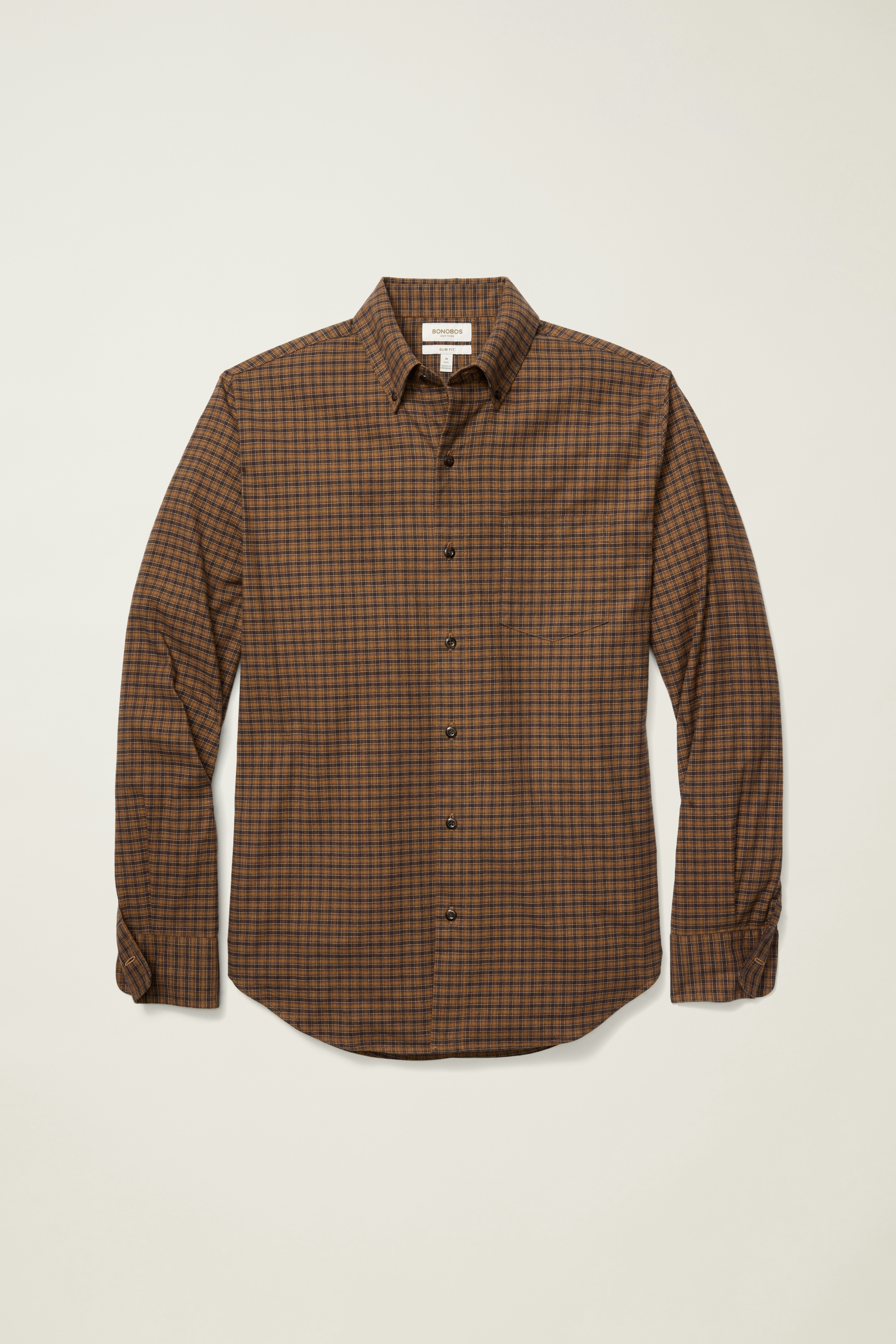 Everyday Lightweight Flannel Shirt chestnut plaid