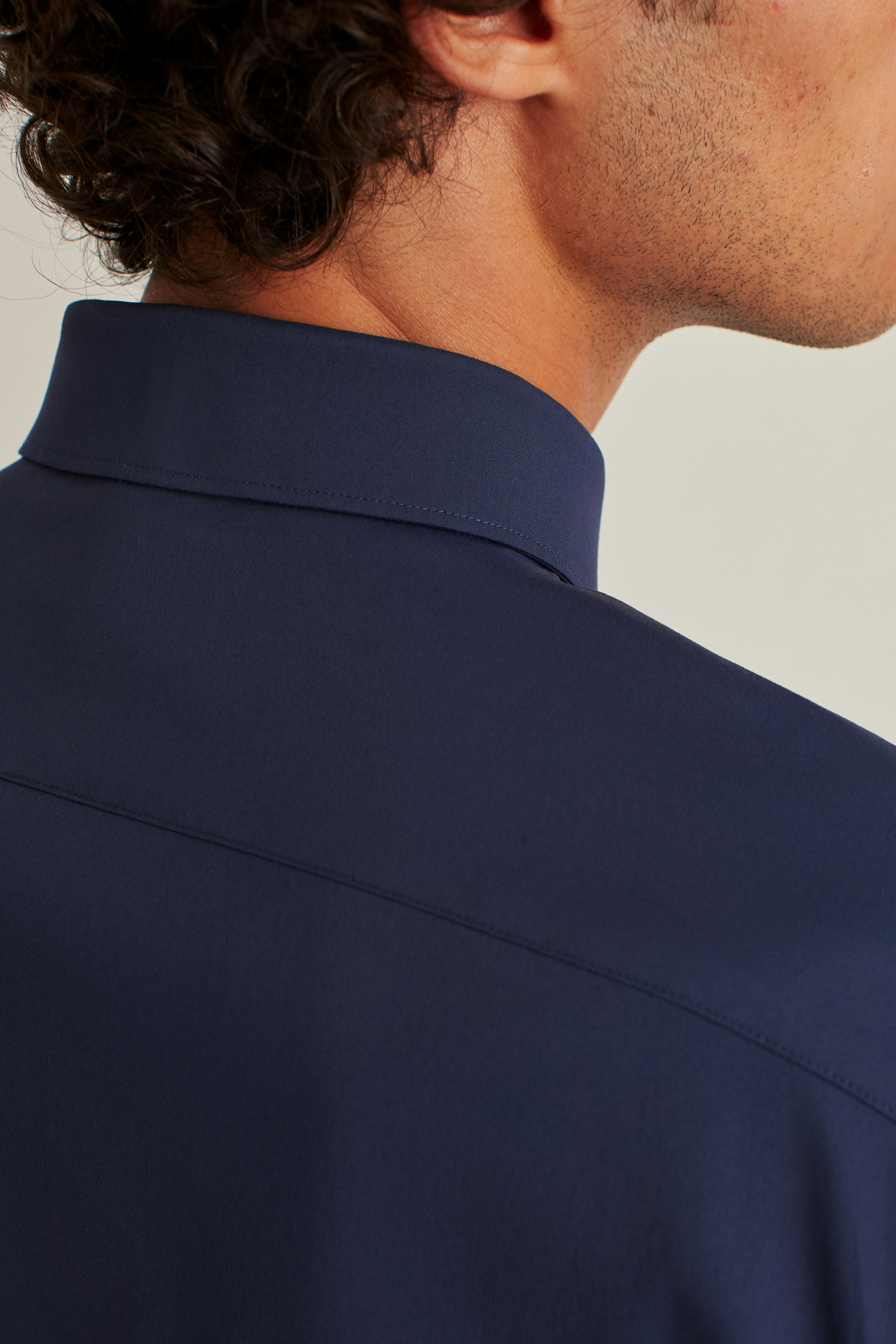 Tech Button Down Shirt navy