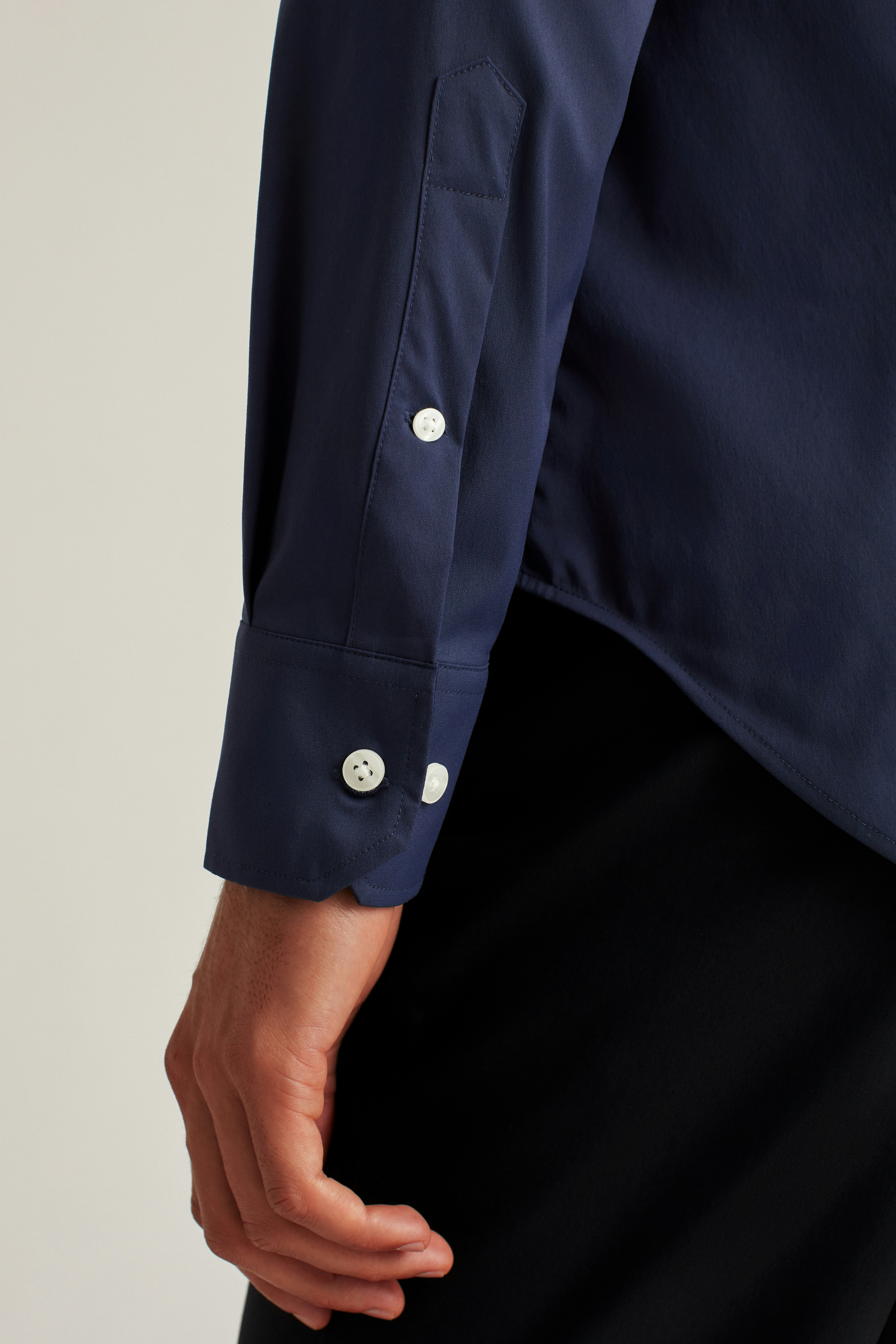 Tech Button Down Shirt navy
