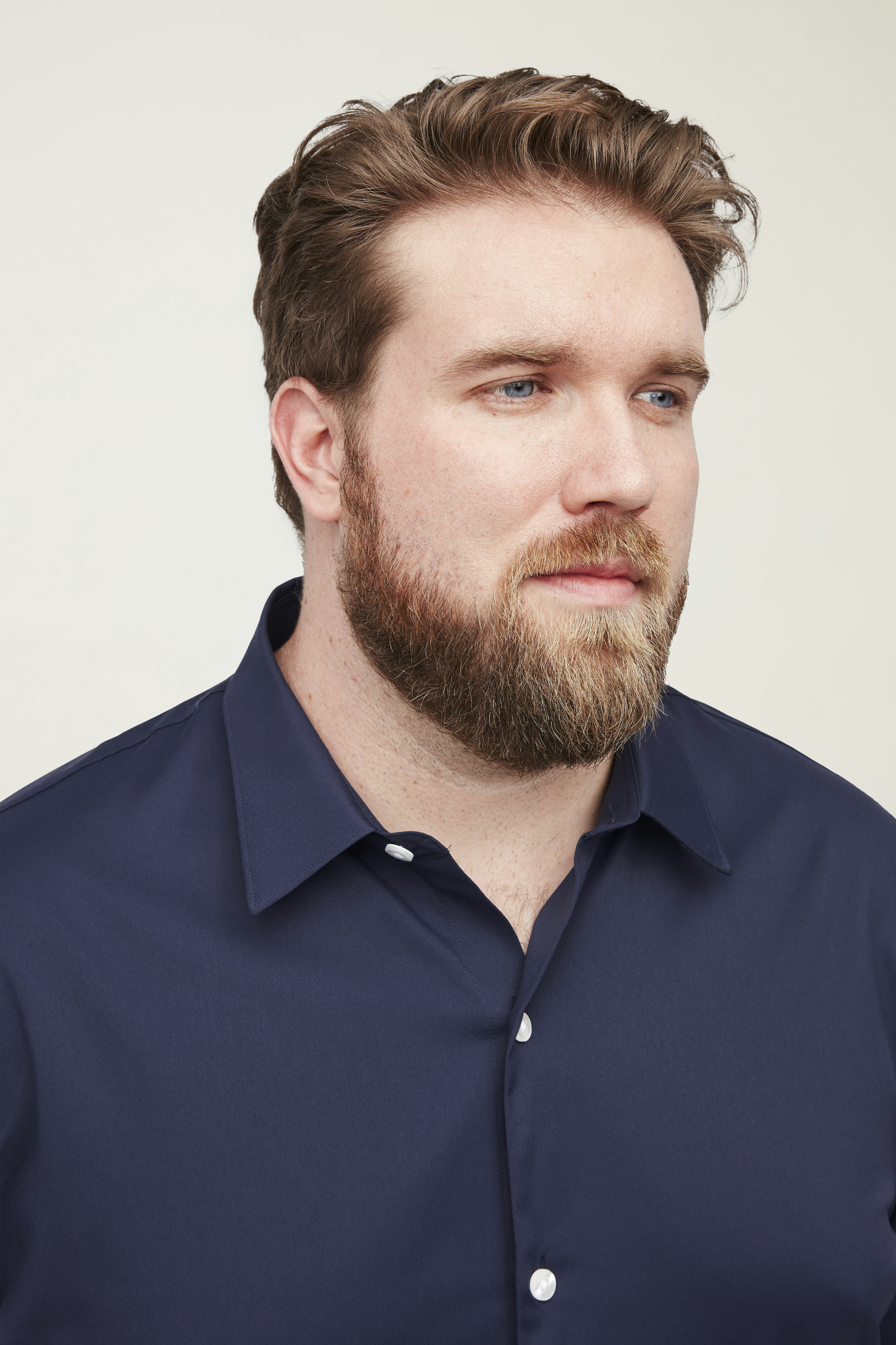 Tech Button Down Shirt navy