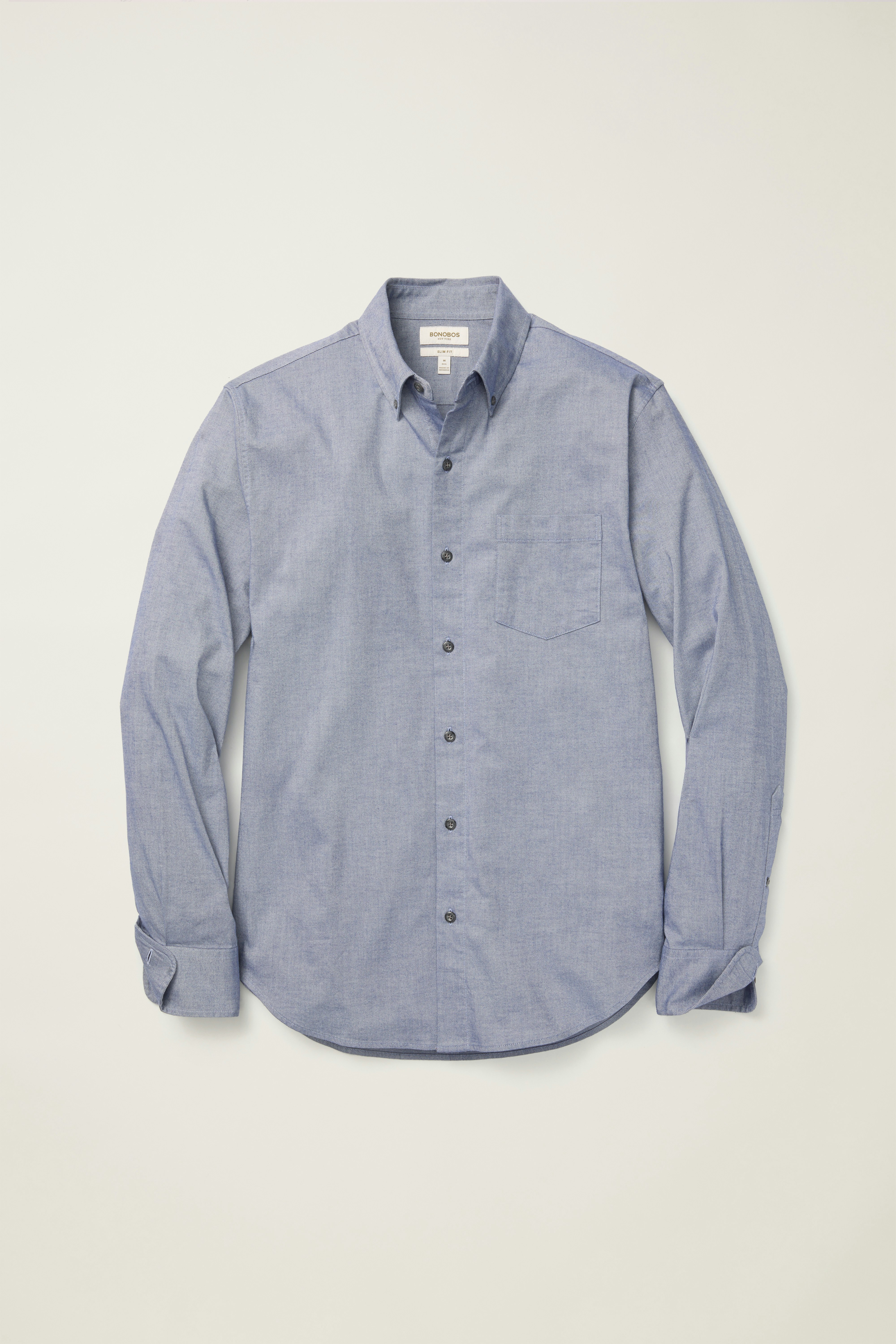Everyday Lightweight Flannel Shirt blue twill