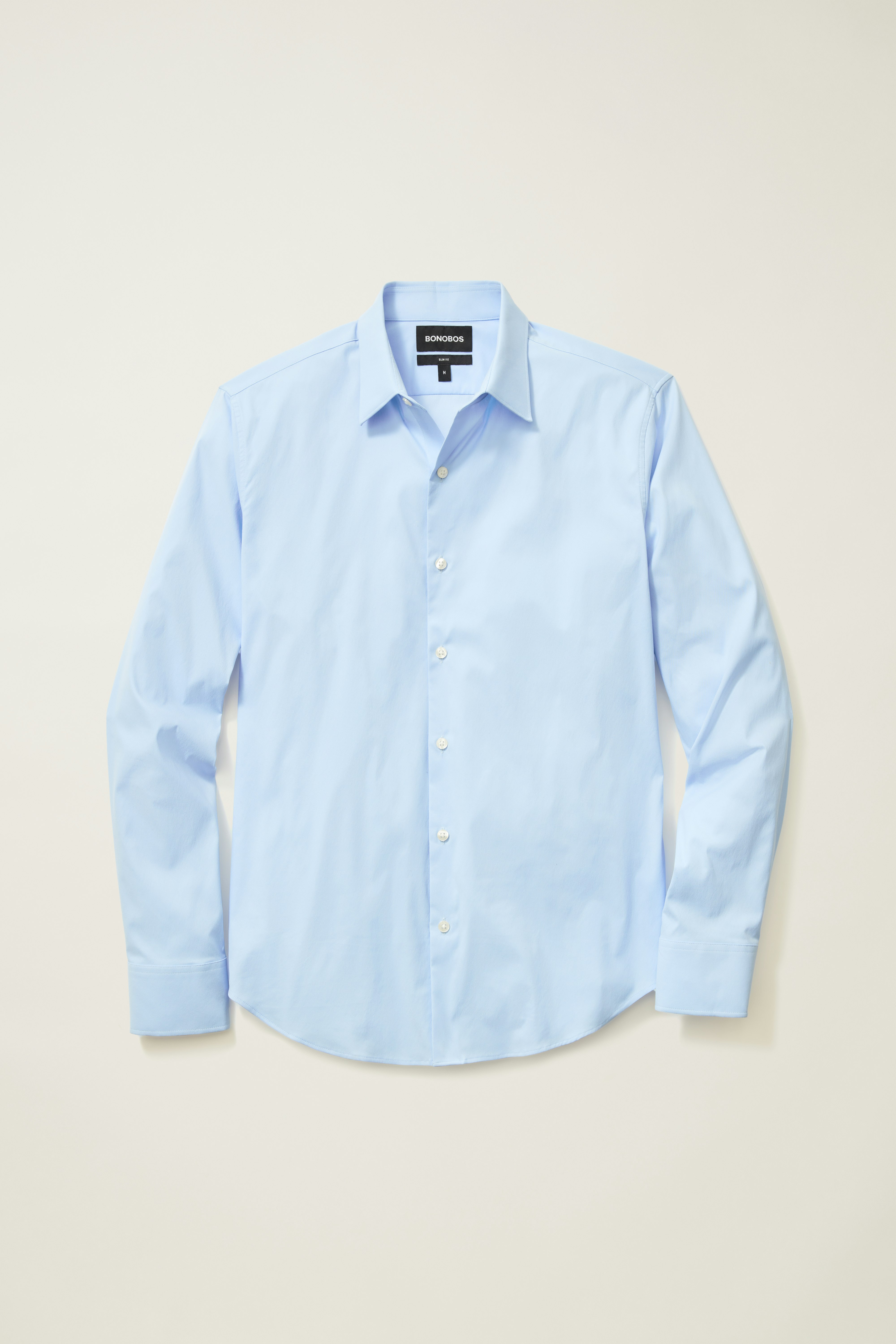 Tech Button Down Shirt light blue