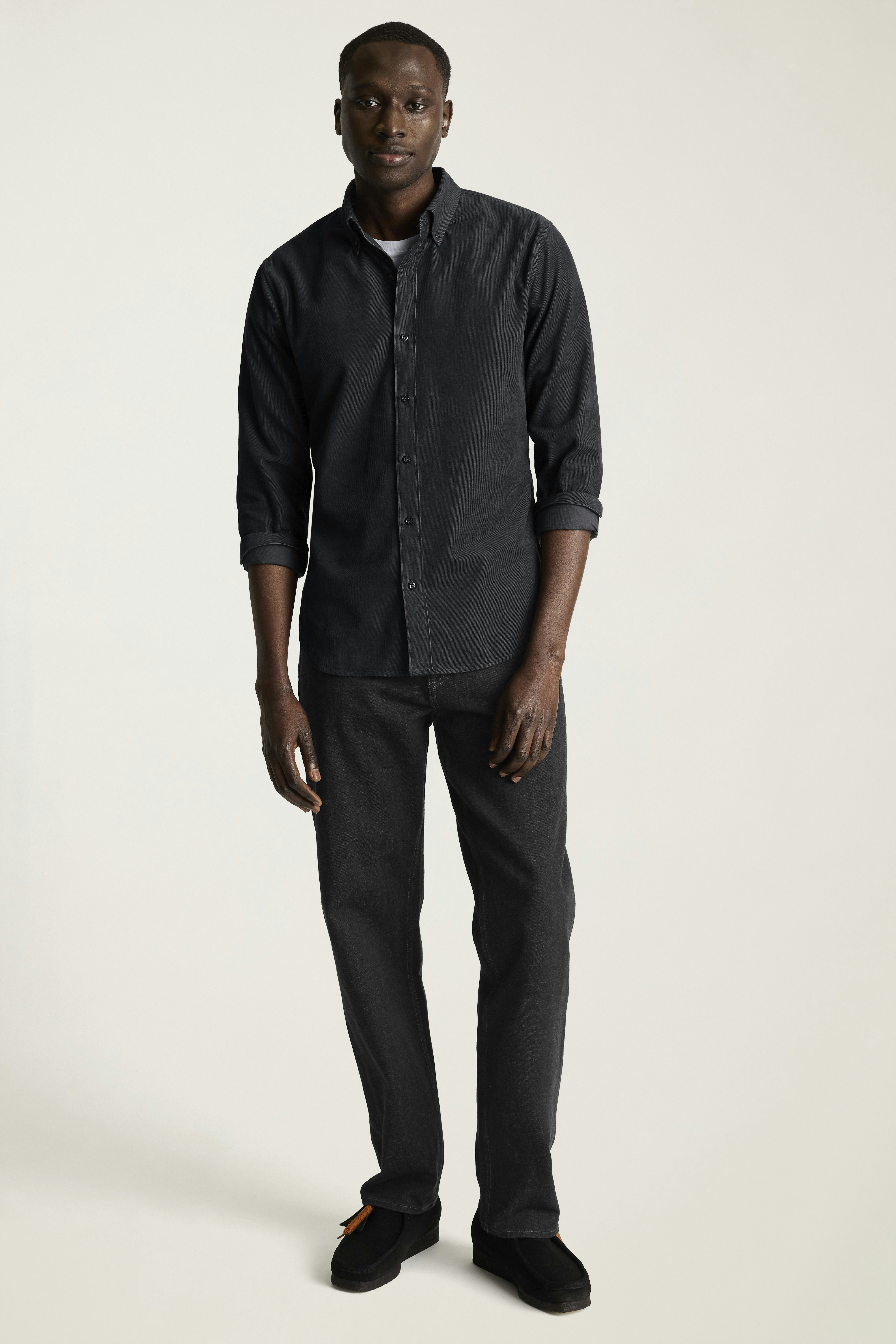 Everyday Corduroy Shirt asphalt grey