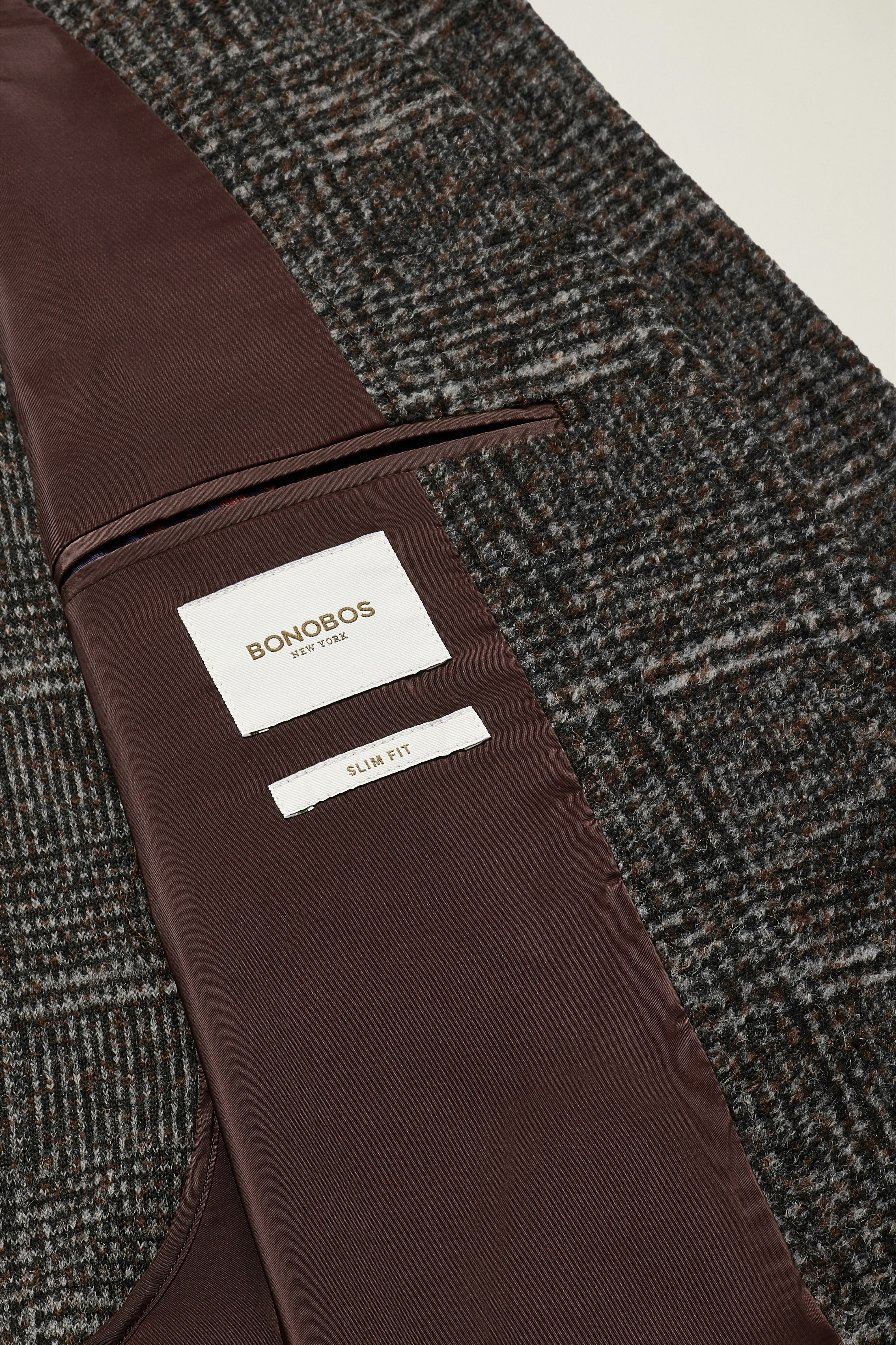 Jetsetter Knit Blazer charcoal grey check