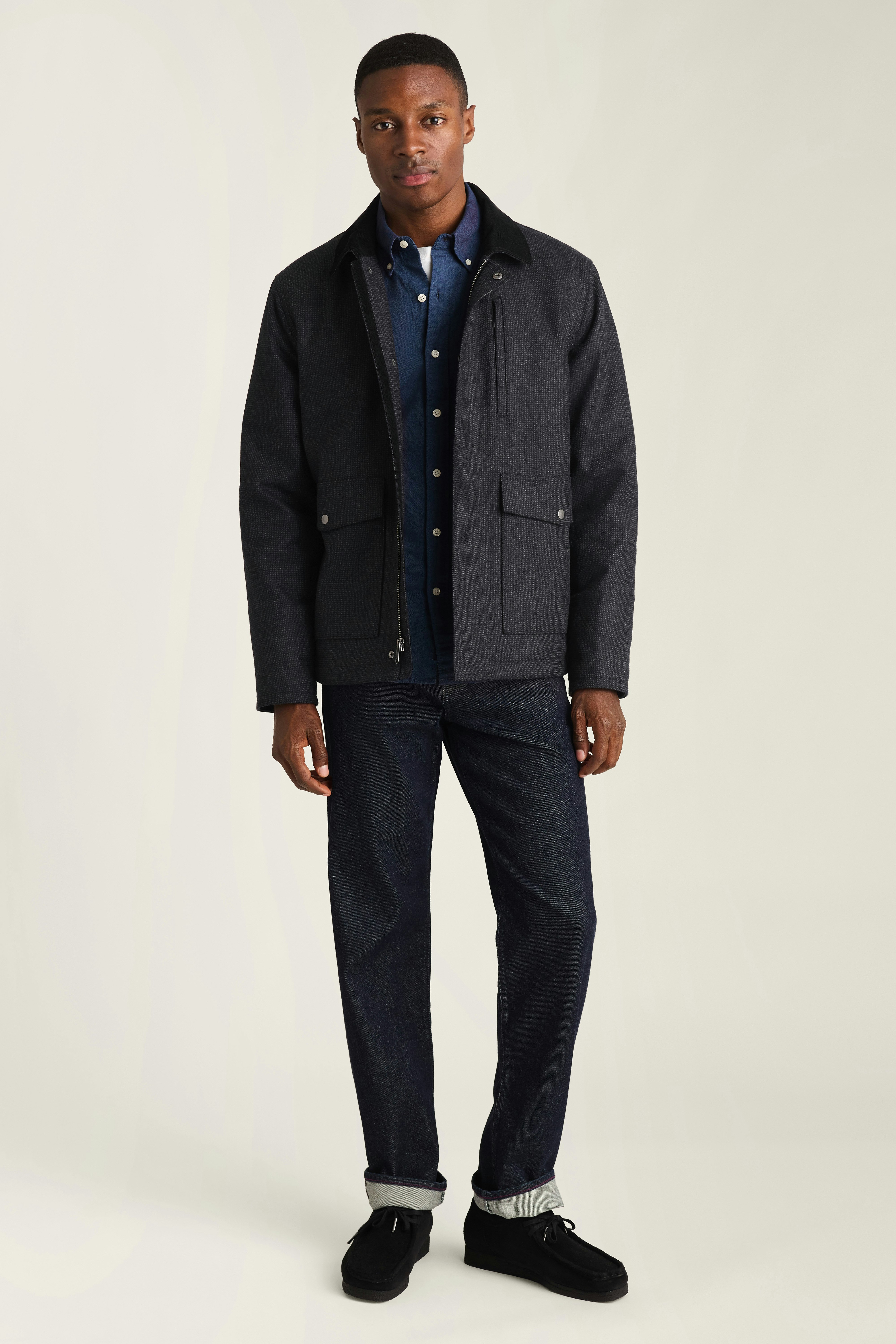The Italian Wool Lodge Jacket charcoal