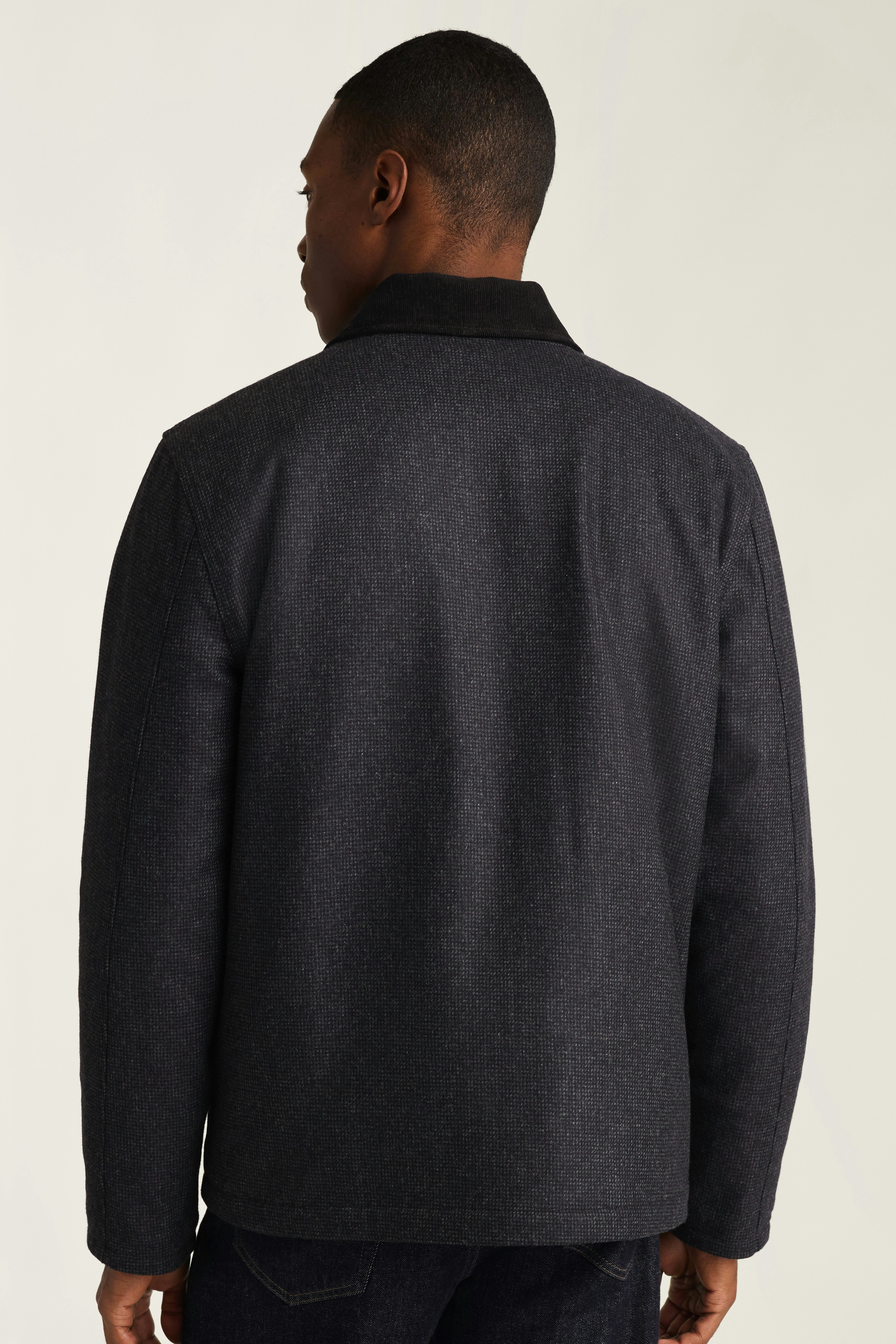 The Italian Wool Lodge Jacket charcoal 4 The Italian Wool Lodge Jacket charcoal