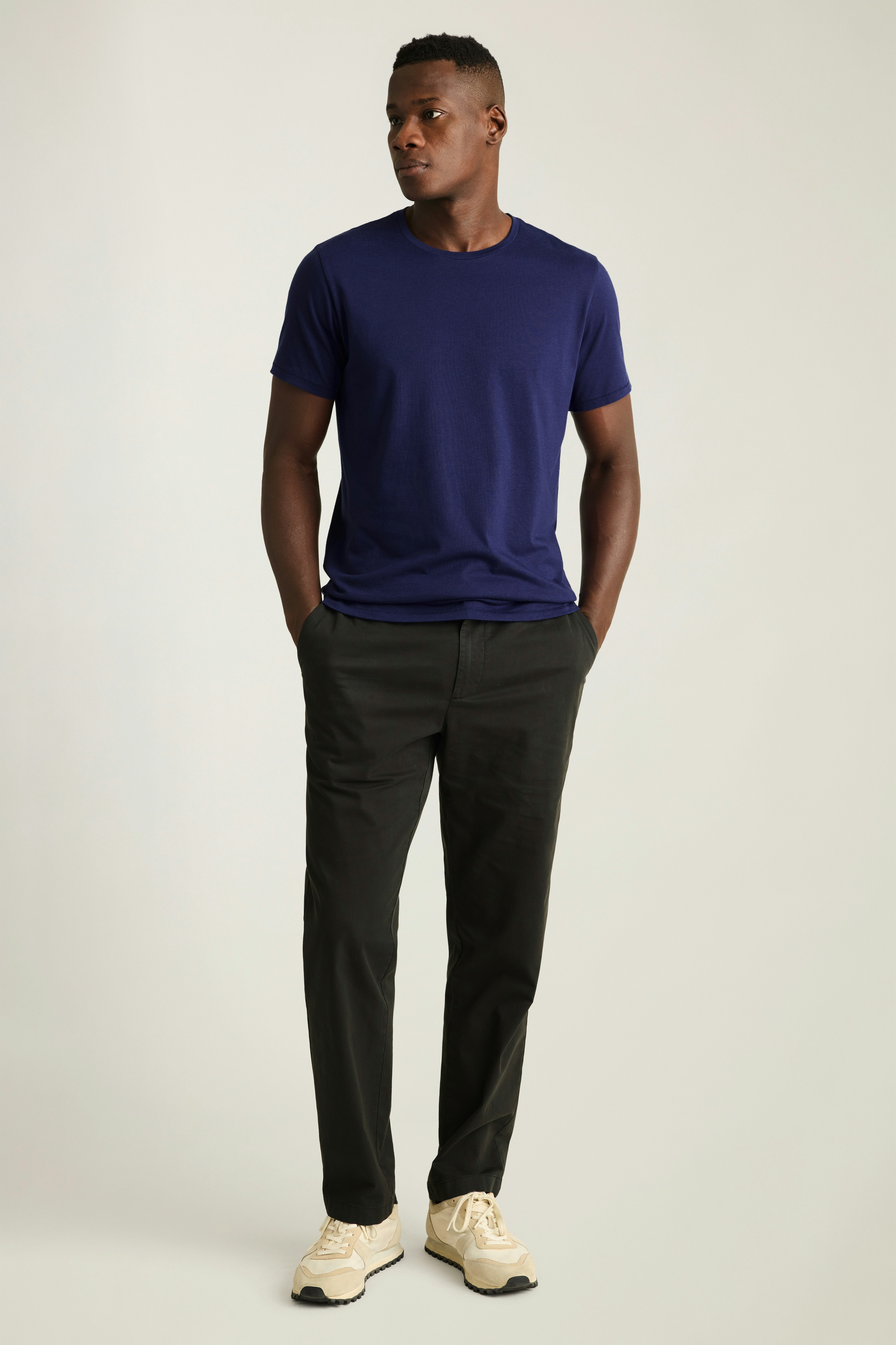 Pima Performance Tee bright navy blue