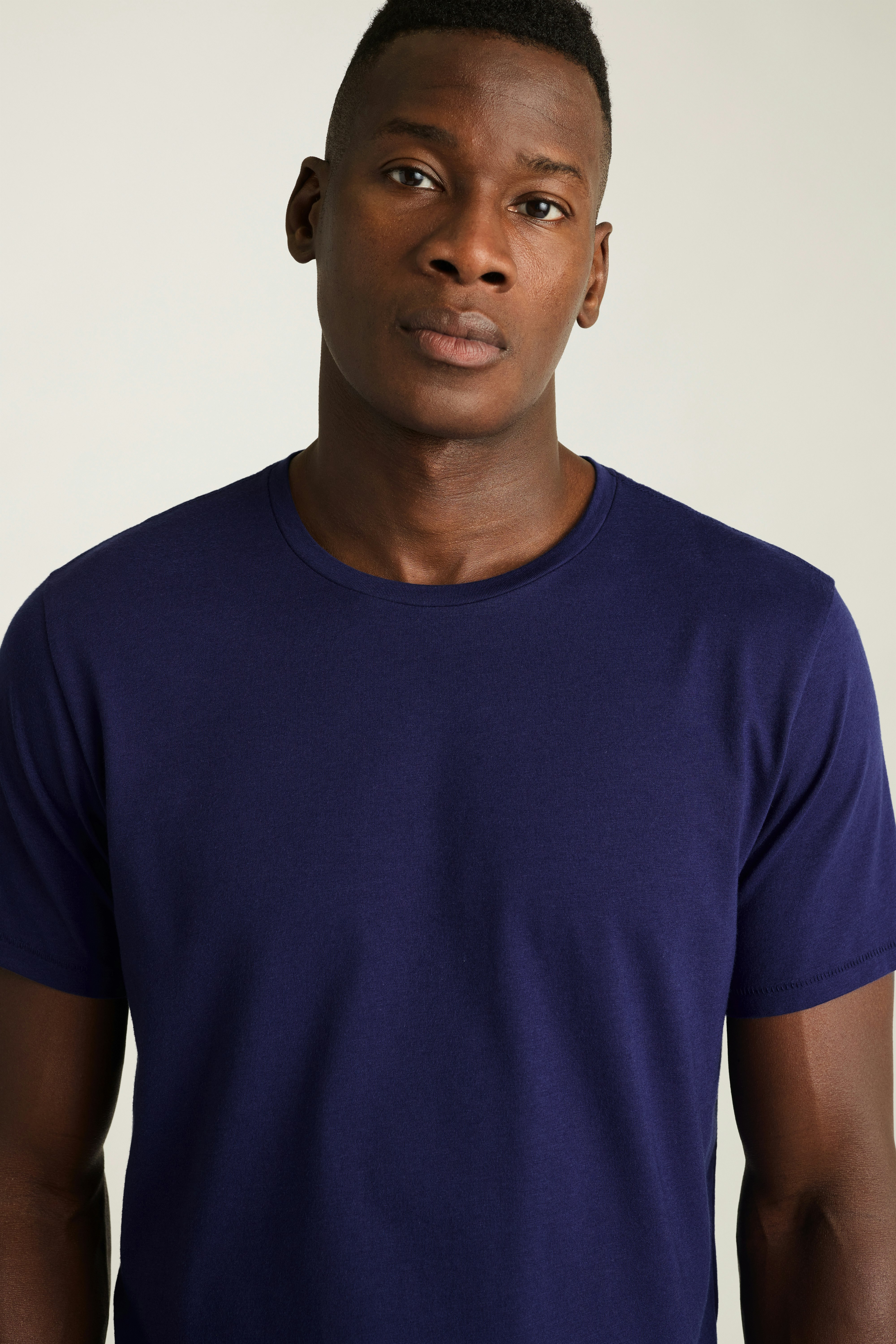 Pima Performance Tee bright navy blue