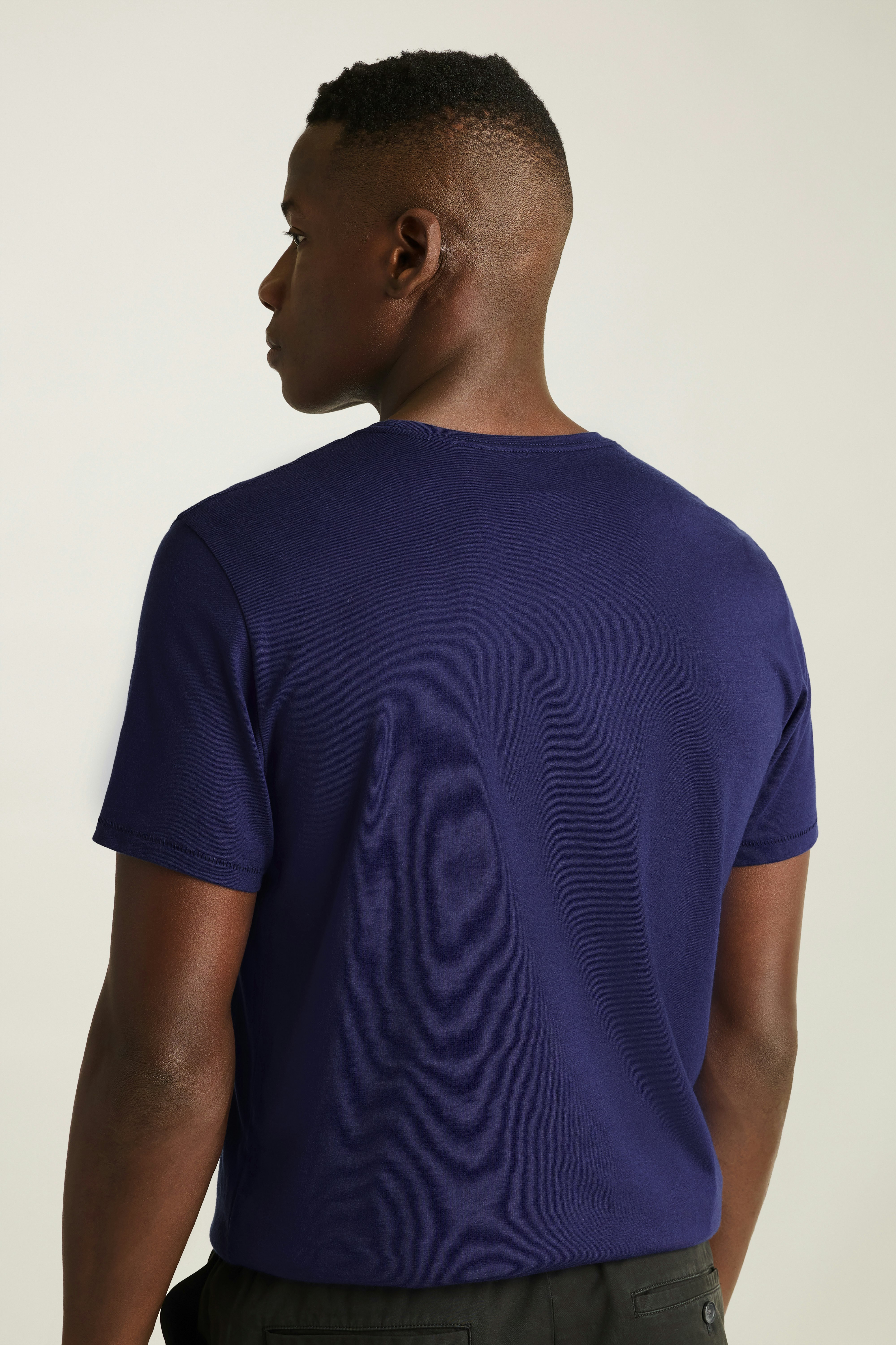 Pima Performance Tee bright navy blue