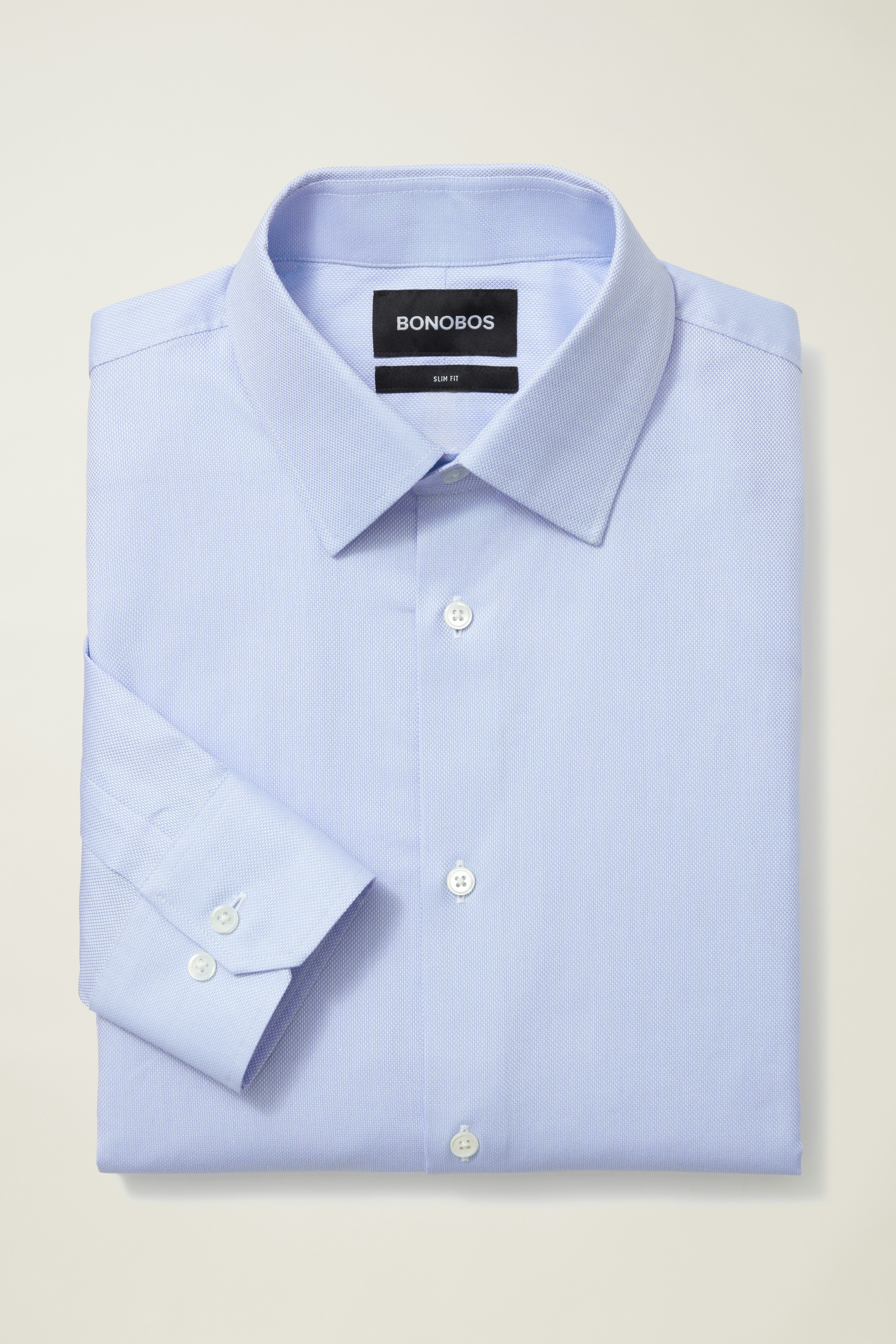 Jetsetter Premium Dress Shirt blue dobby