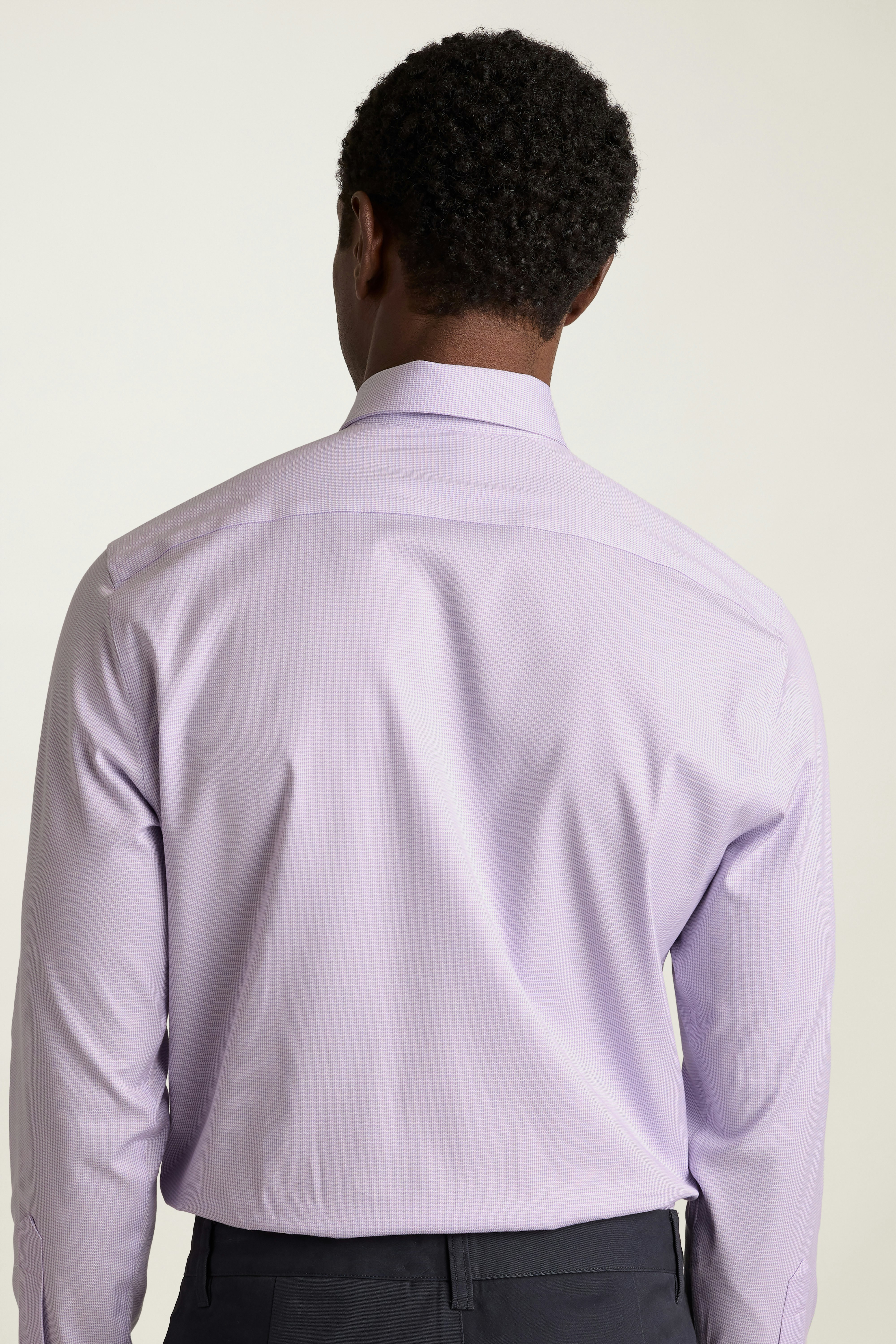Weekday Warrior Dress Shirt lavender micro houndstooth