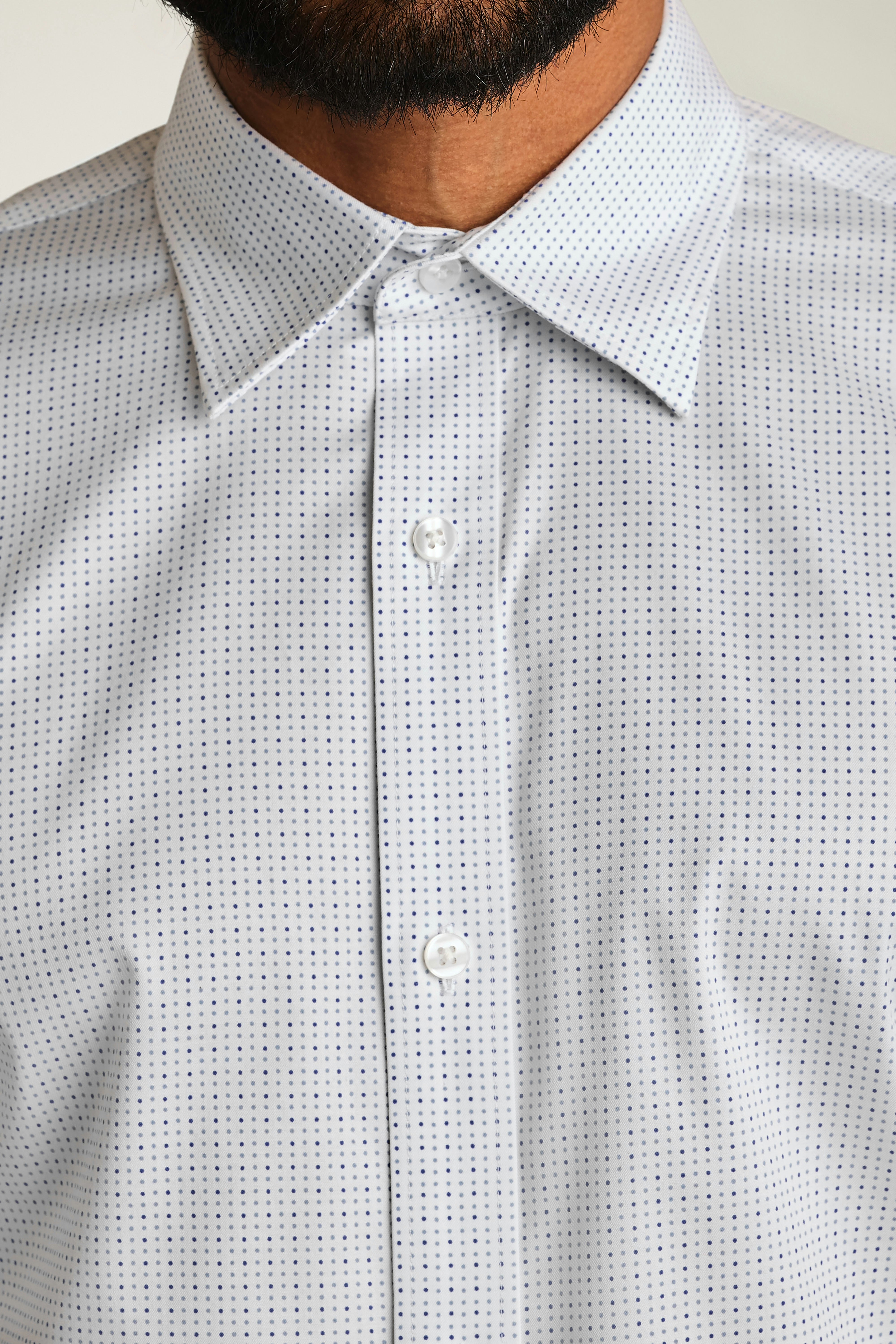 Weekday Warrior Dress Shirt multi blue dimitri dot